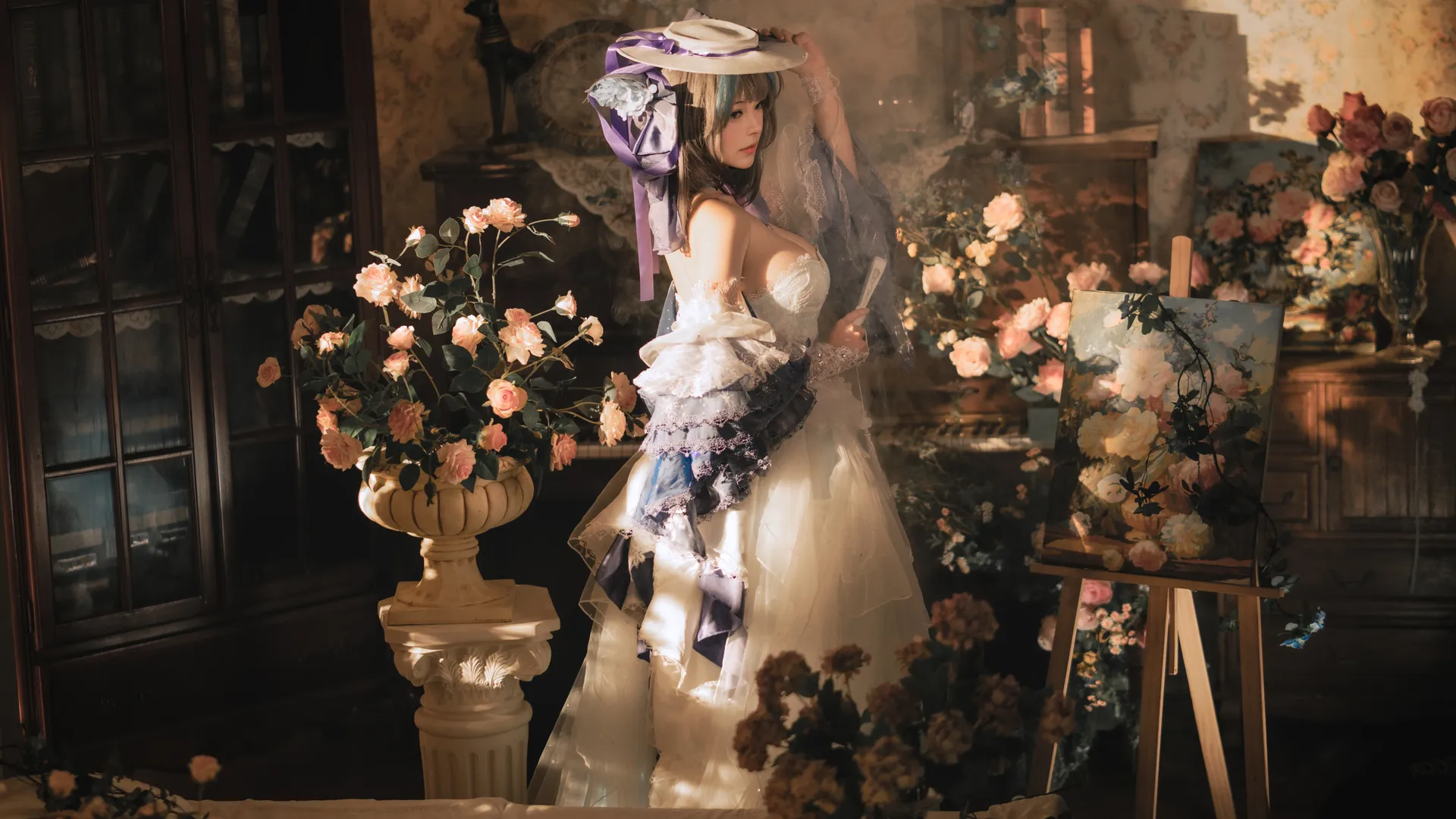 【柴郡cos】碧蓝航线，午后光影里的古典油画质感
