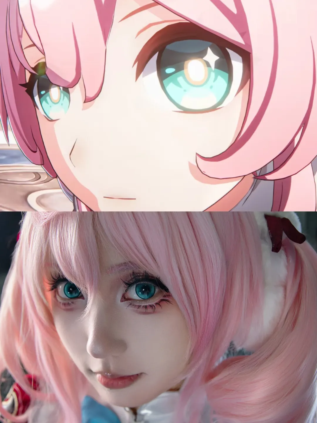 【风堇cos】崩坏星穹铁道，粉色系少女的漫展实拍 - 第 1 张