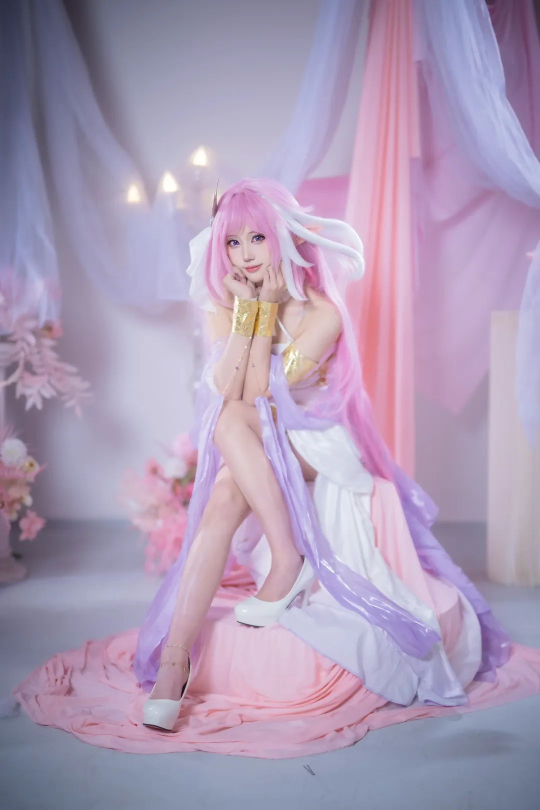 【爱莉希雅cos】崩坏三最可爱的粉色妖精生日快乐 - 第 3 张
