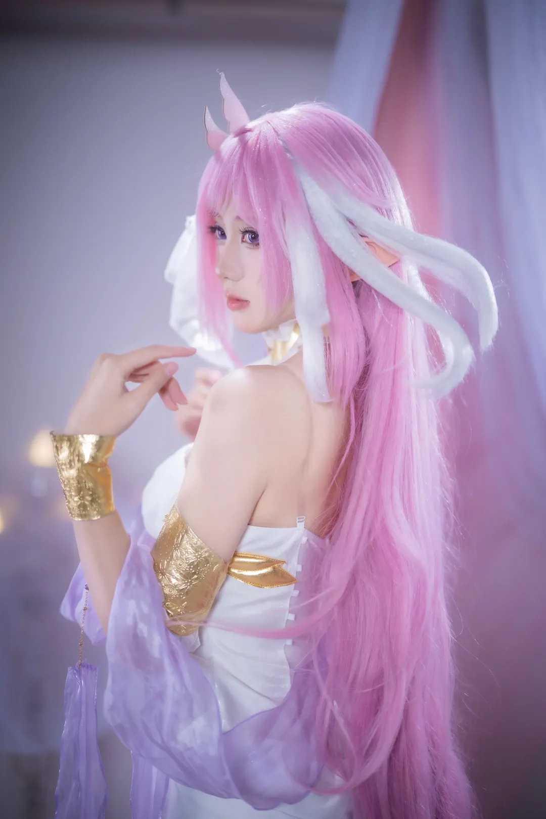 【爱莉希雅cos】崩坏三最可爱的粉色妖精生日快乐 - 第 7 张