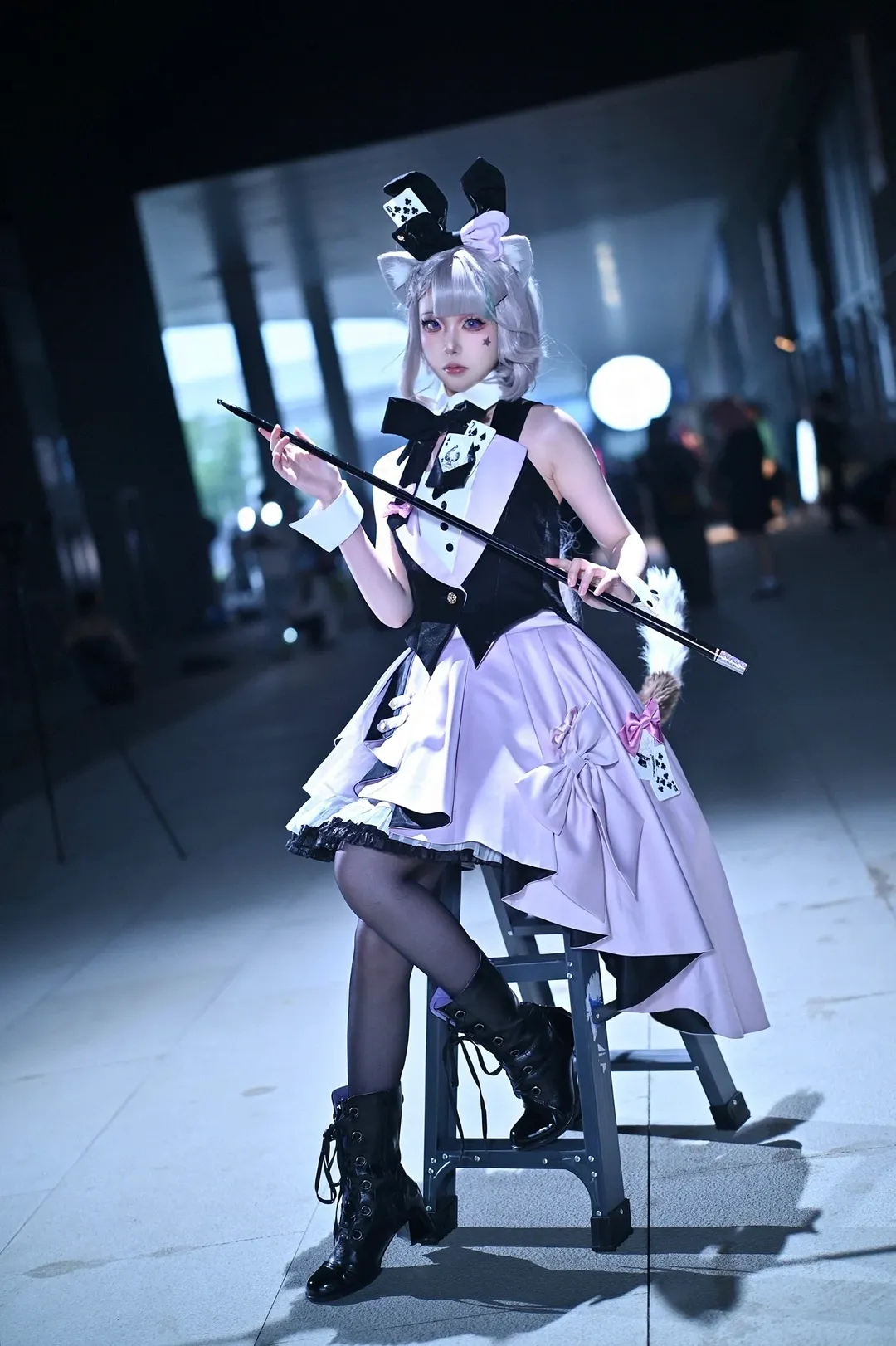 【琳妮特cos】原神Lolita魔术师小猫场照