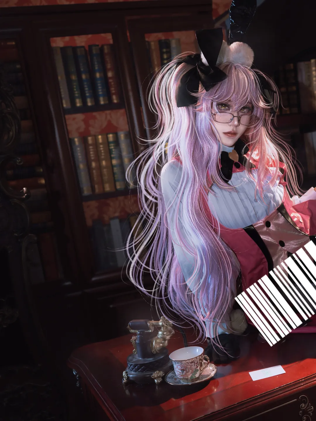 【殺狐cos】fgo fate裡的萬能美女秘書，復古圖書館裡的慵懶時光 - 第 2 張