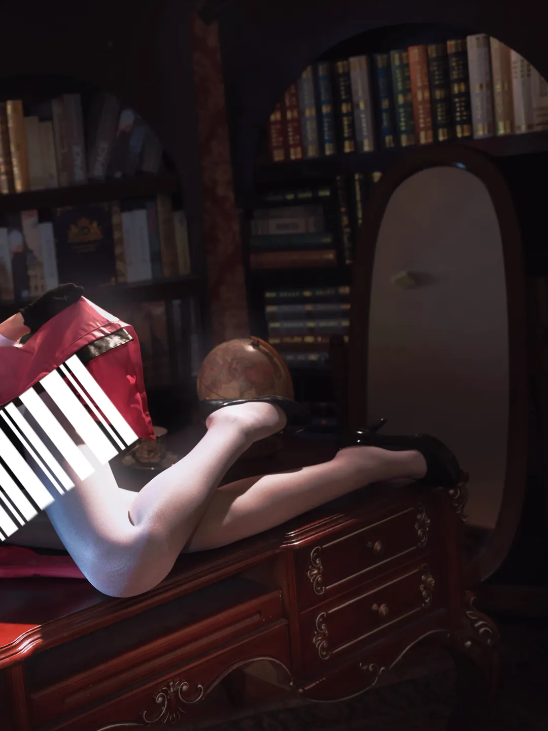 【殺狐cos】fgo fate裡的萬能美女秘書，復古圖書館裡的慵懶時光 - 第 3 張