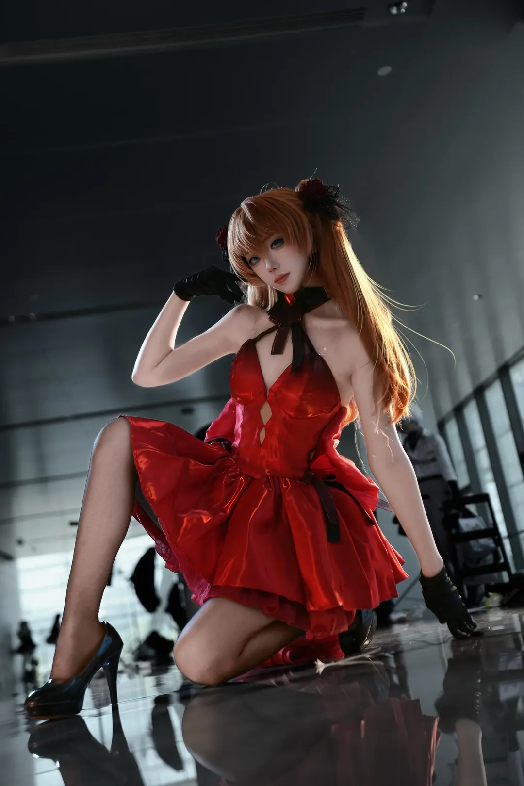 【明日香cos】EVA红黑配色的视觉张力