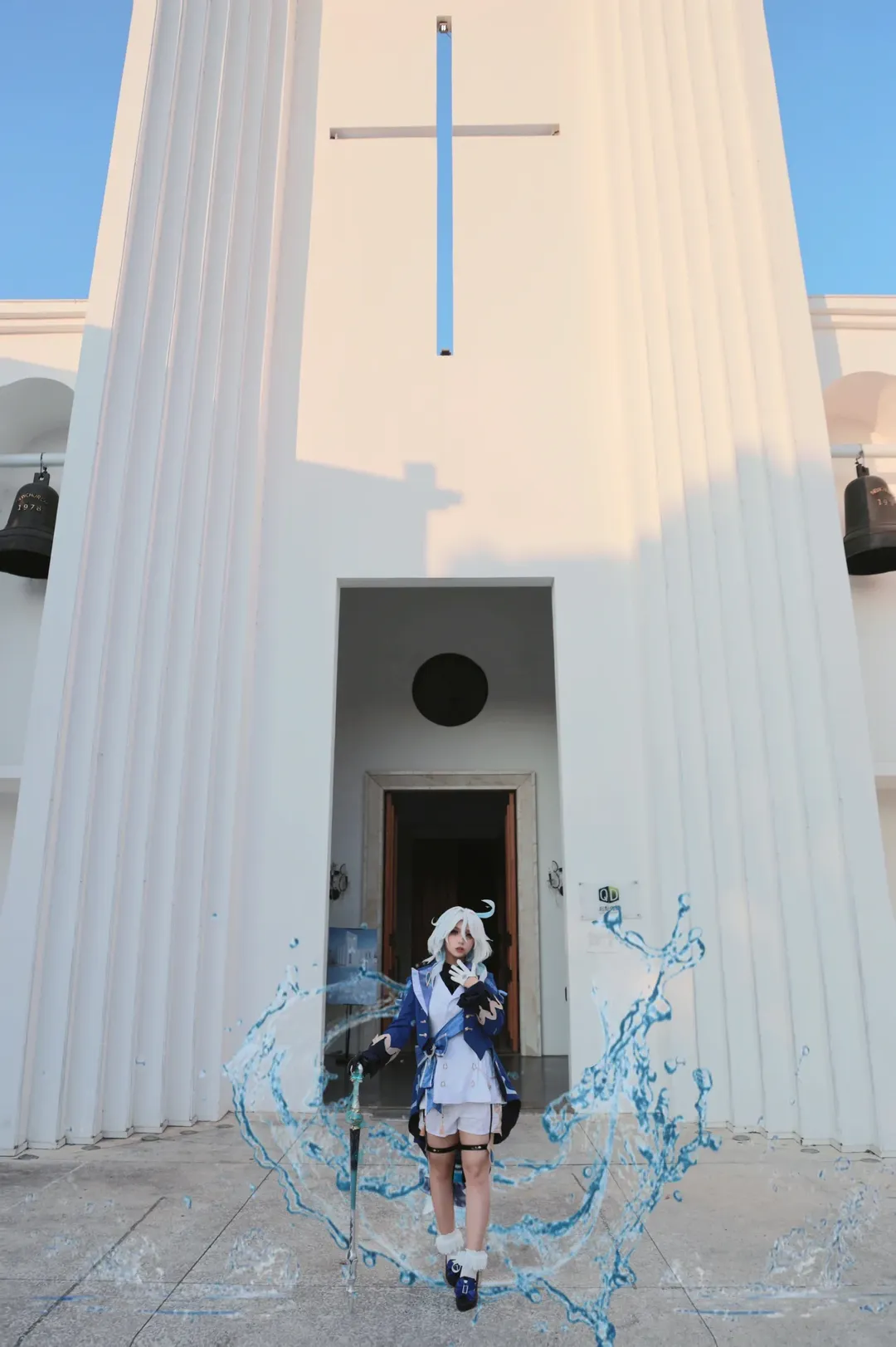 【Furina cosplay】Nation of Hydro in the Sunset: Genshin Impact Cosplay Creation Sharing - Image 7