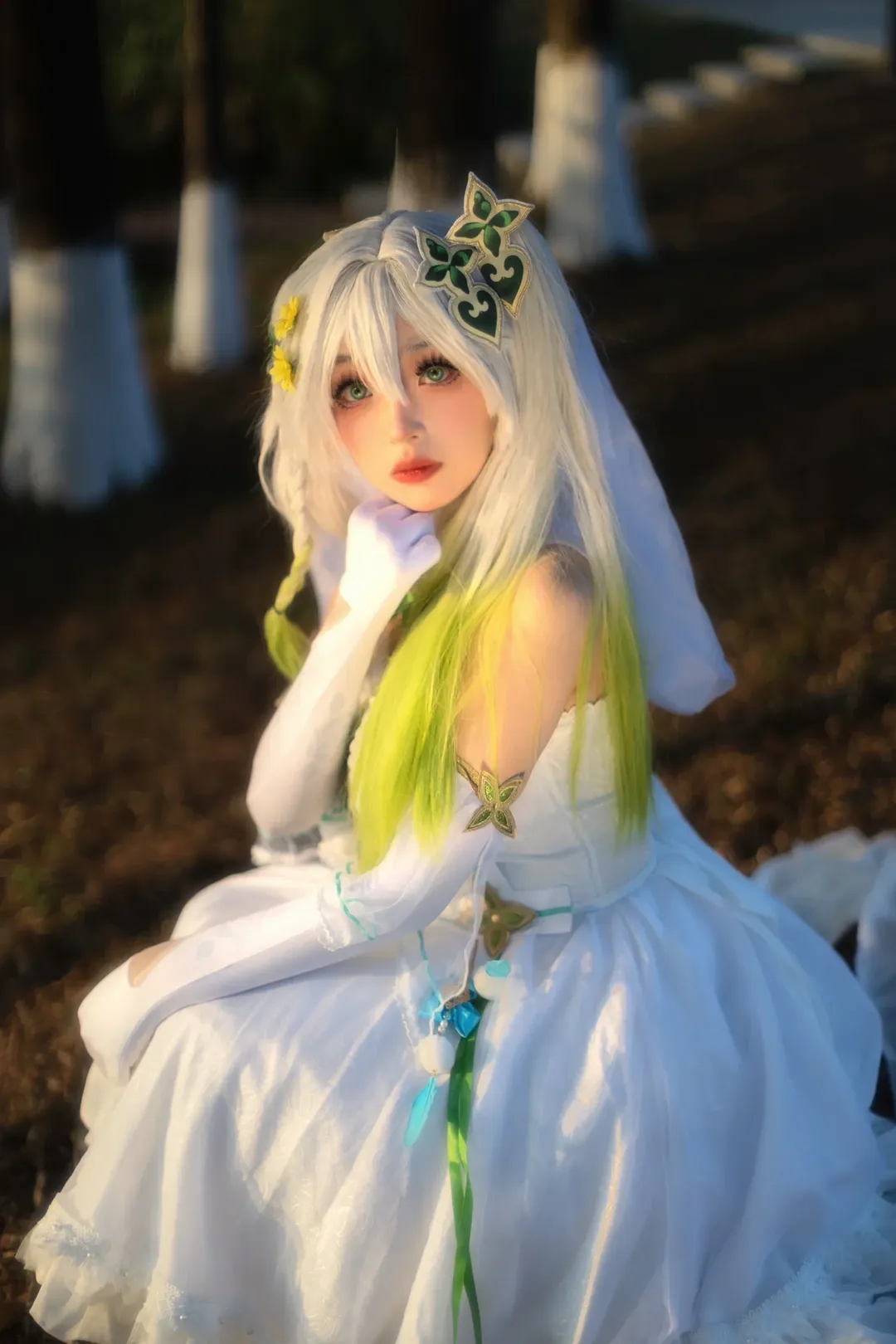 【小草神cos】原神同人花嫁实景拍摄记录