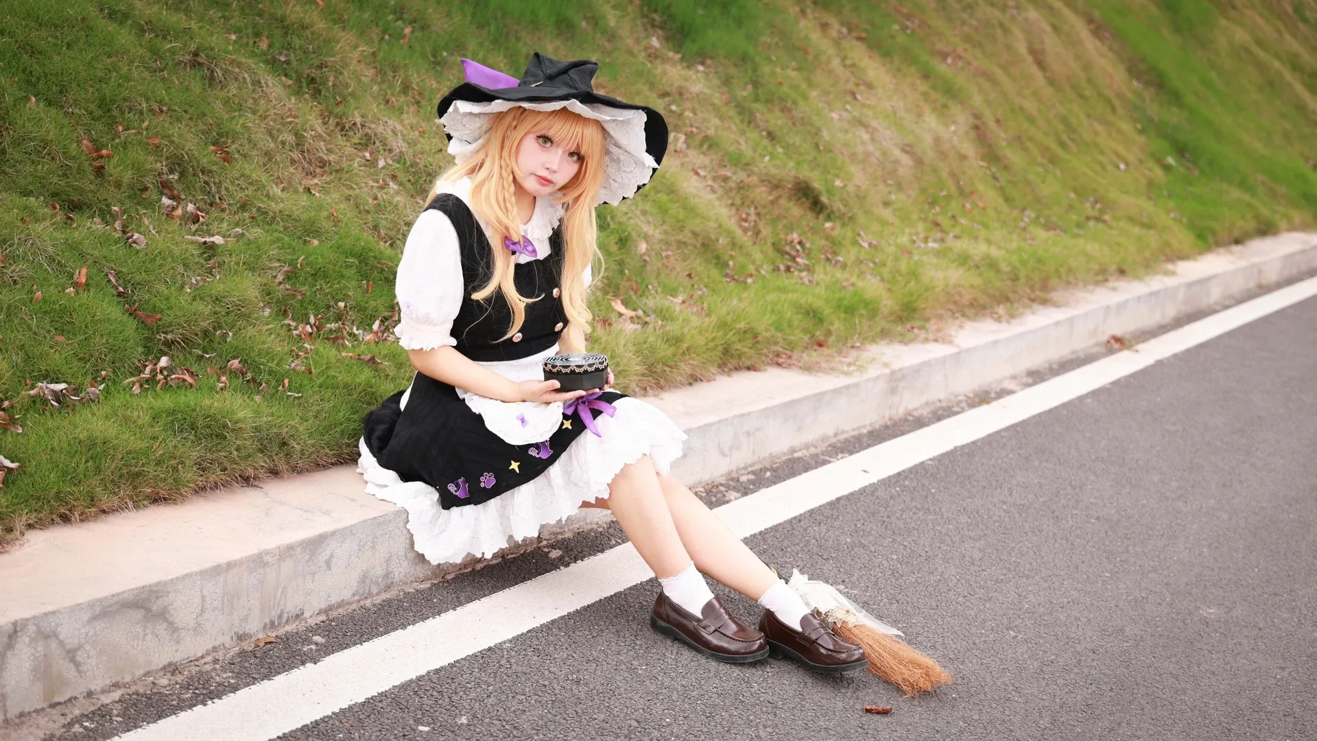 【魔理沙cos】东方project场照拍摄，社恐路边的奇妙体验 - 第 2 张