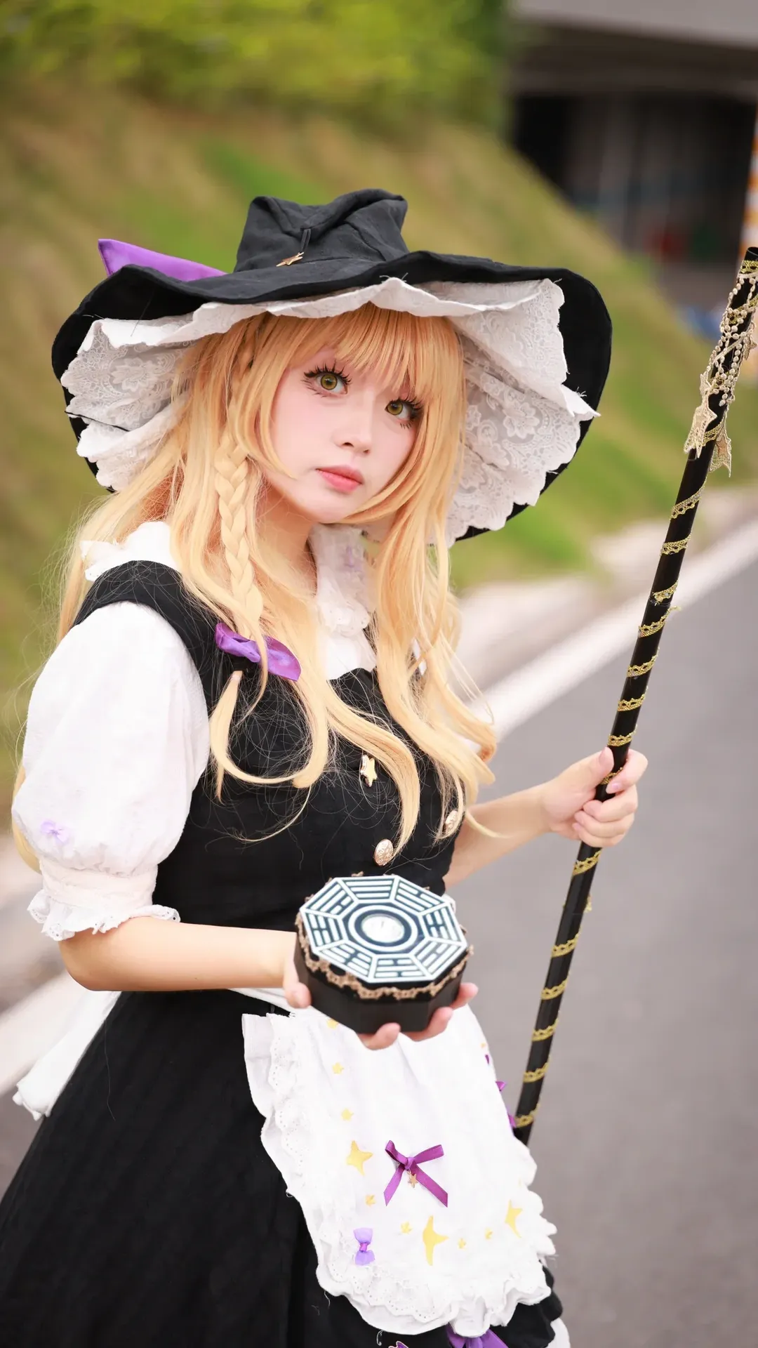 【魔理沙cos】东方project场照拍摄，社恐路边的奇妙体验 - 第 5 张