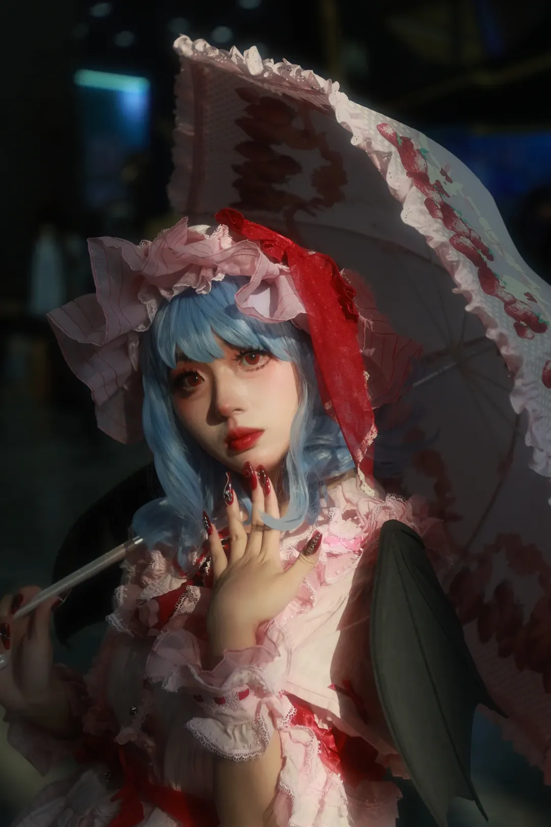 【蕾米莉亚·斯卡蕾特cos】东方project永远鲜红的幼月，漫展返图 - 第 1 张