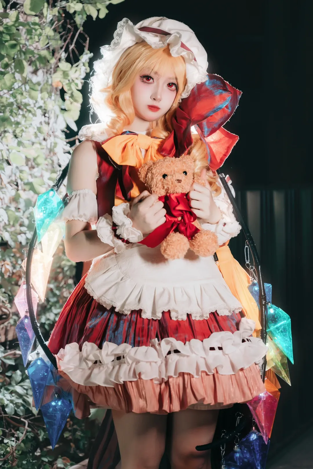 【芙兰朵露斯卡雷特cos】东方project夜晚街头的提灯与发光宝石 - 第 6 张
