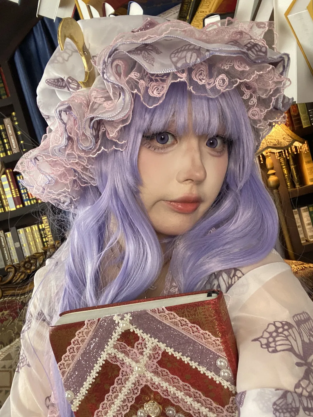 【帕秋莉诺蕾姬cos】东方Project的魔女，静谧书阁 - 第 2 张