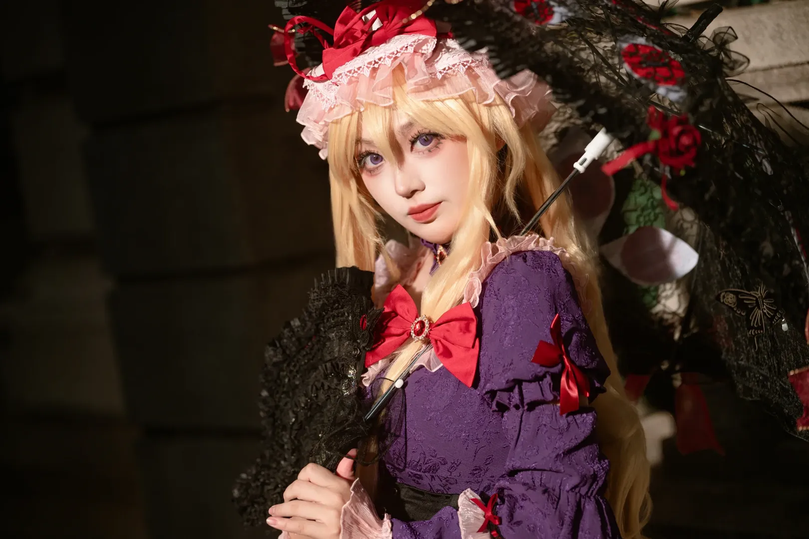【八云紫cos】东方project正片在沙面的光影分享 - 第 3 张