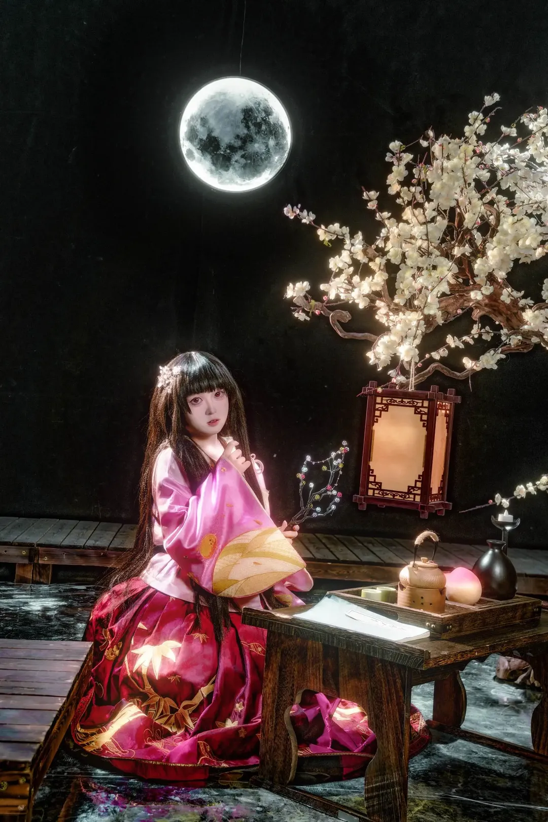 【蓬莱山輝夜コスプレ】永遠と須臾の罪人、月夜の下にて - 4 枚目