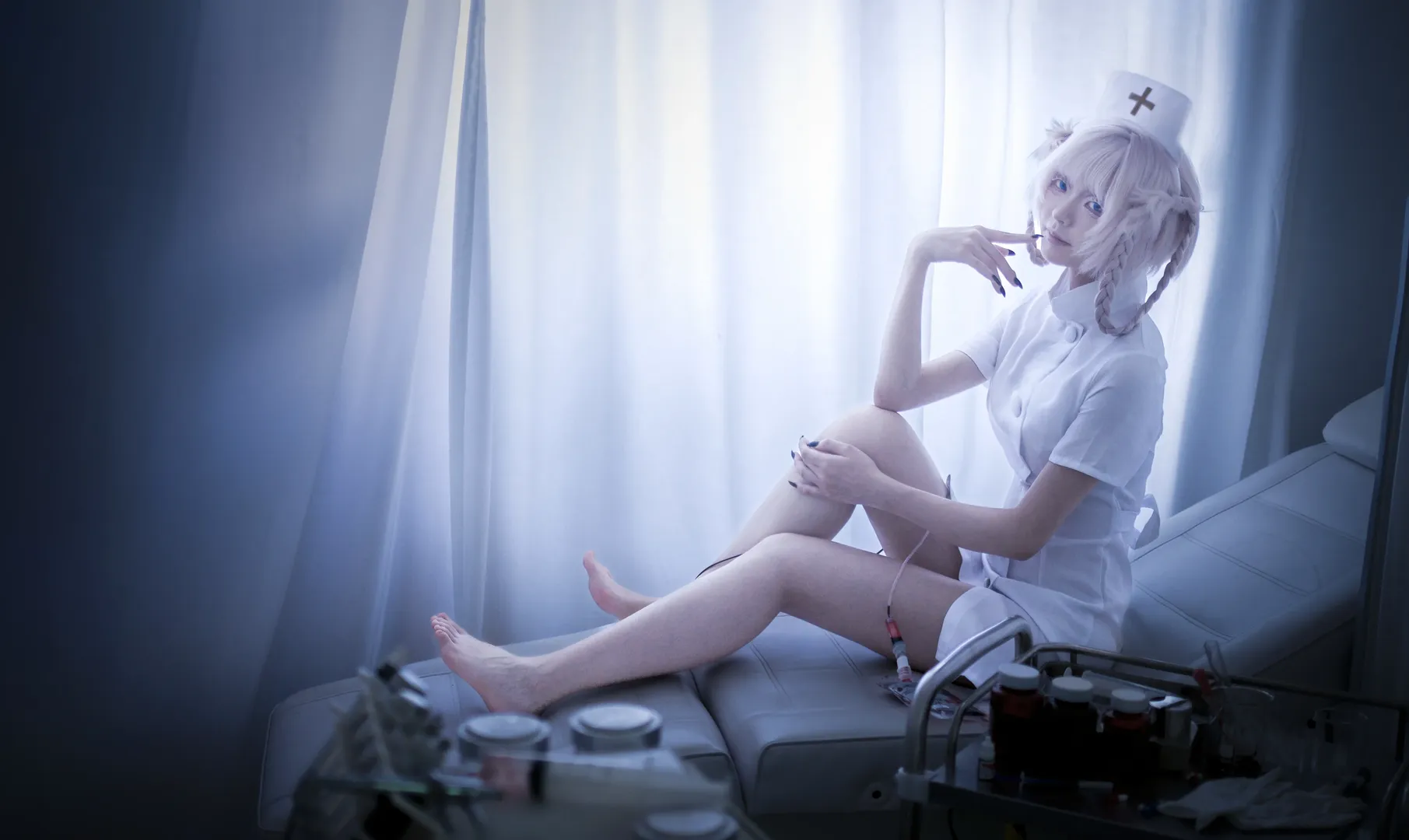 【七草荠cos】彻夜之歌的医疗系吸血鬼氛围 - 第 3 张