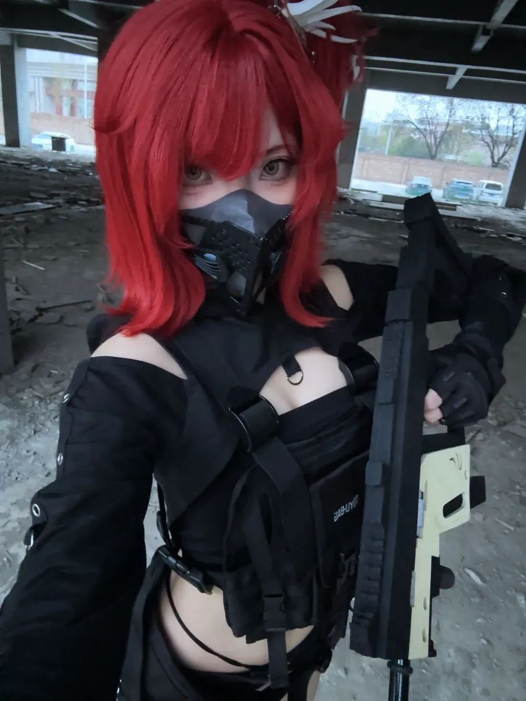 【新约能天使cos】自搭战术服与废弃建筑的废土感碰撞