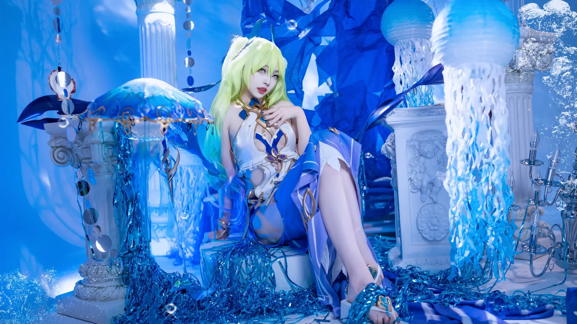 【メビウスコスプレ】『崩壊 3rd』湛碧の女、水着テーマの撮影完了 - 5 枚目