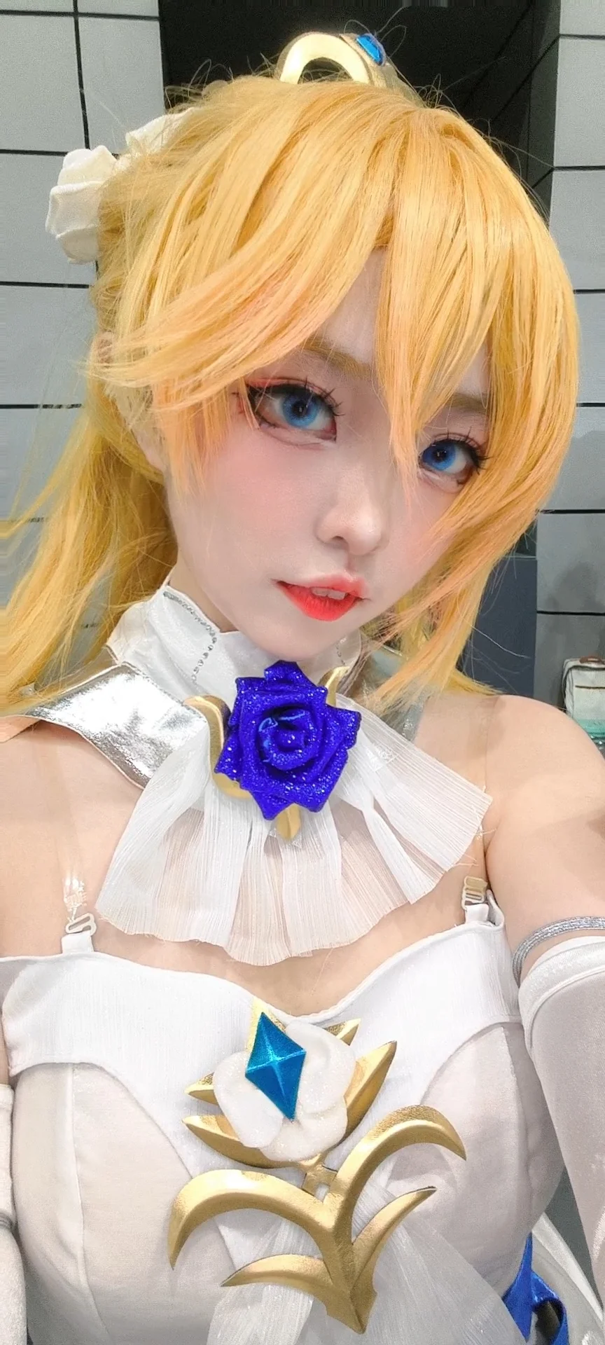 【幽蘭黛爾cos】崩壞3花嫁形態漫展特寫與全身照分享