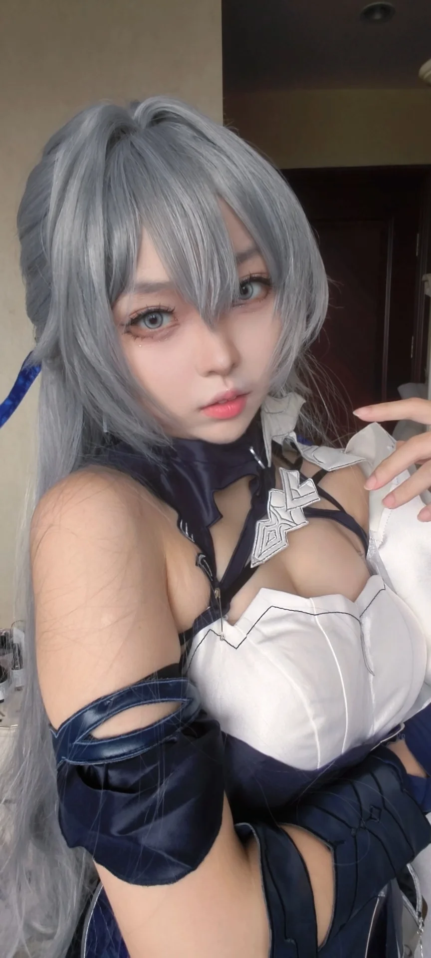 【布洛妮娅cos】崩坏3次生银翼试妆记录 - 第 3 张
