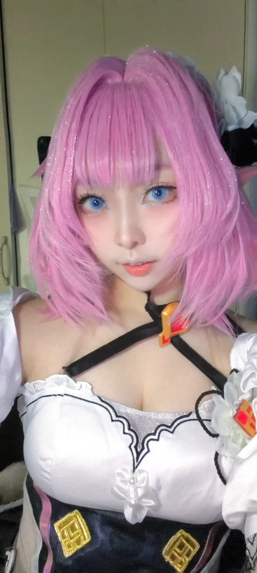 【爱莉希雅cos】崩坏3粉色妖精小姐的甜美瞬间 - 第 1 张