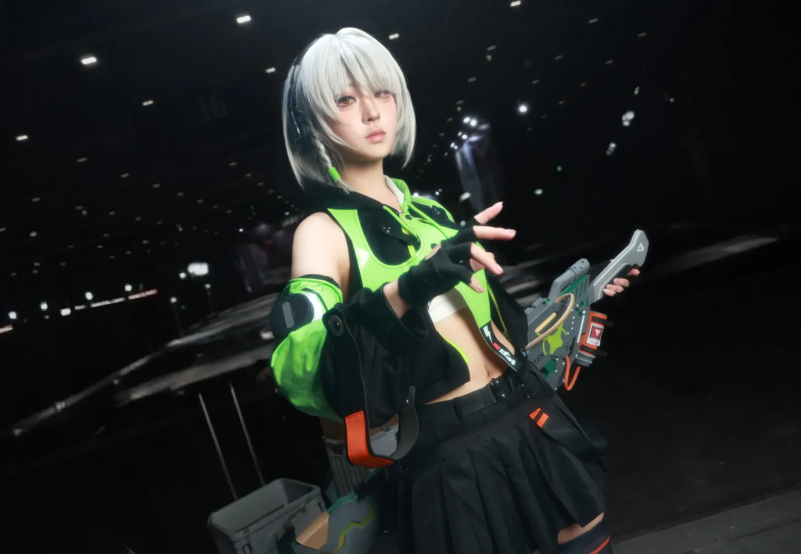 【アンビー・デマラ コスプレ】ゼンレスゾーンゼロのイベント写真、いつでも戦闘態勢 - 1 枚目