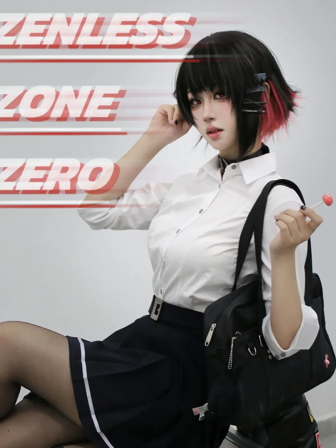 [Ellen Joe cosplay] Zenless Zone Zero's lazy moments, just wanting to fall fast asleep after shooting - Image 1