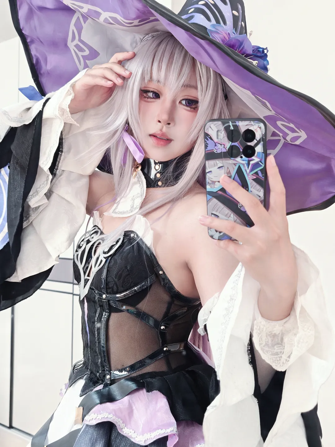 【大黑塔cos】崩坏星穹铁道的银发魔法师穿搭