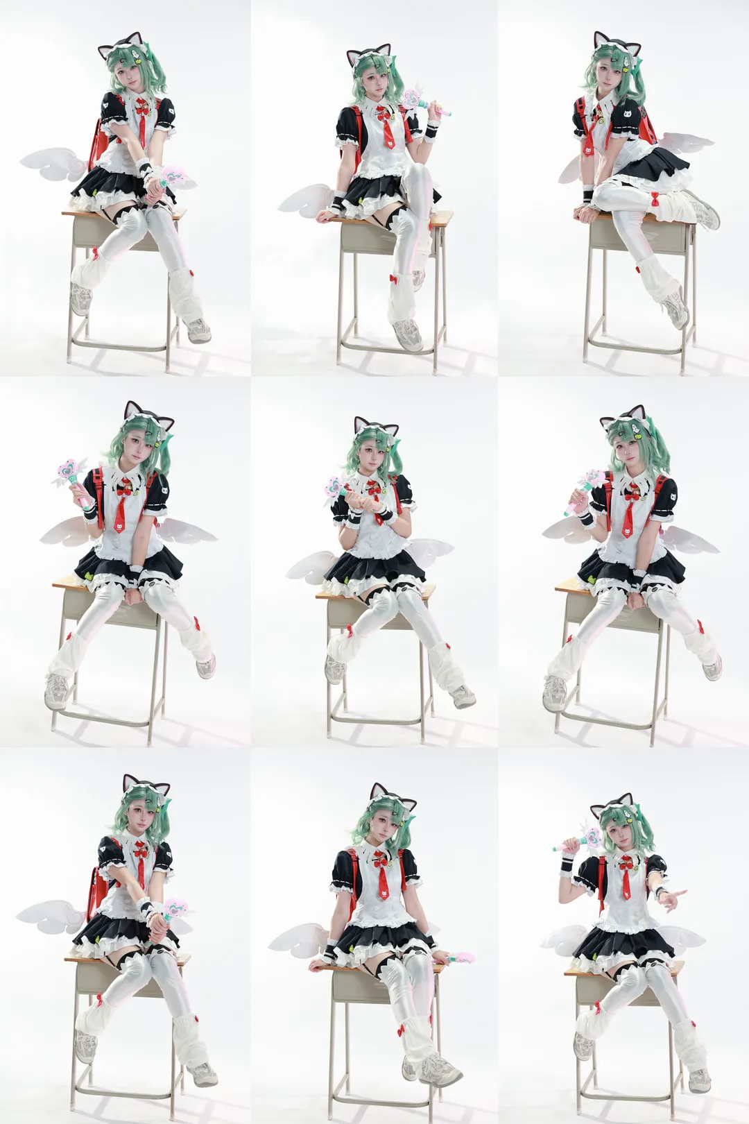 【千夏cos】绝区零的可爱力量，课桌前的魔法少女 - 第 1 张