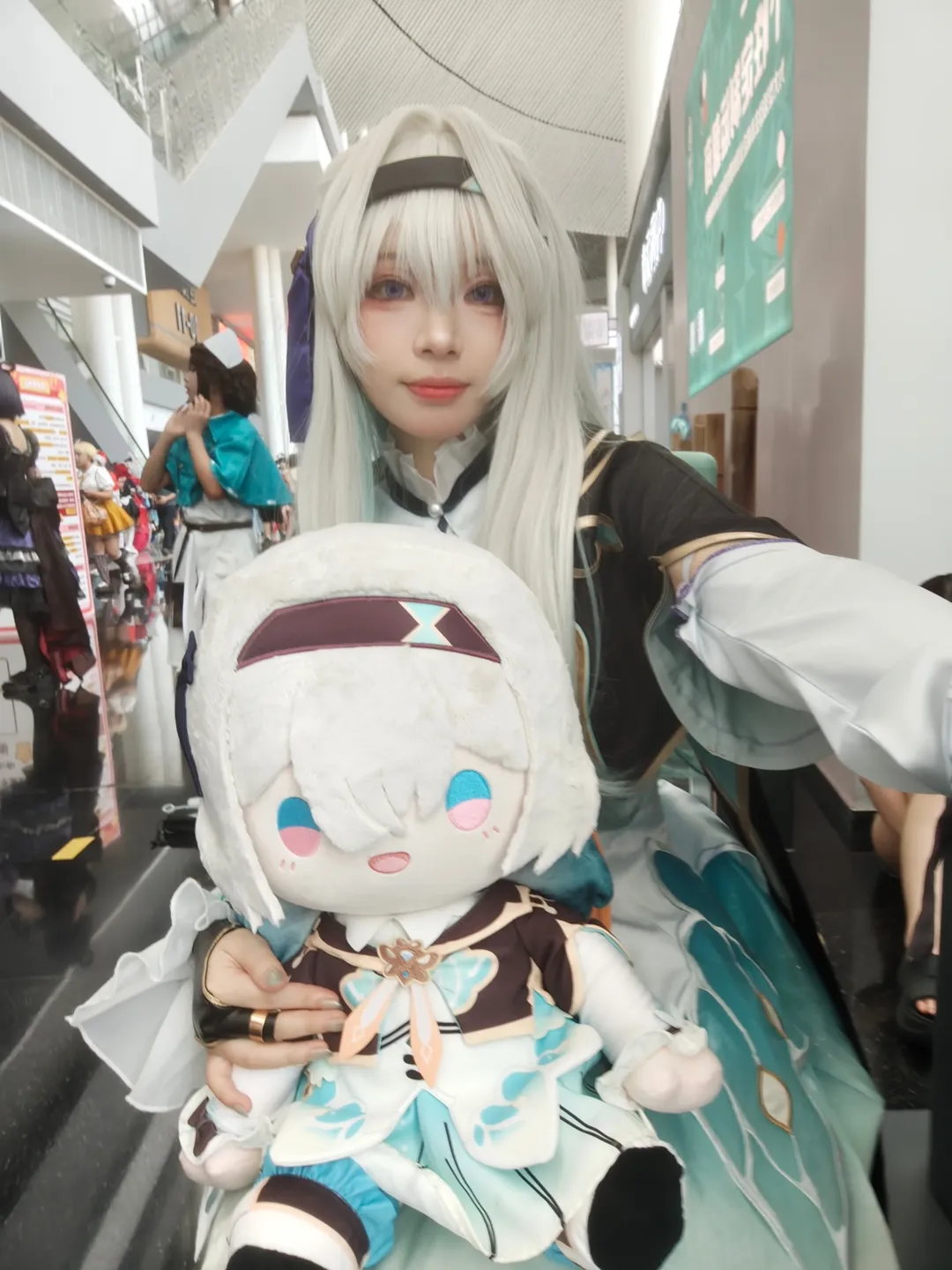 【流萤cos】崩坏星穹铁道，世界线漫展的小推车与战裙 - 第 1 张