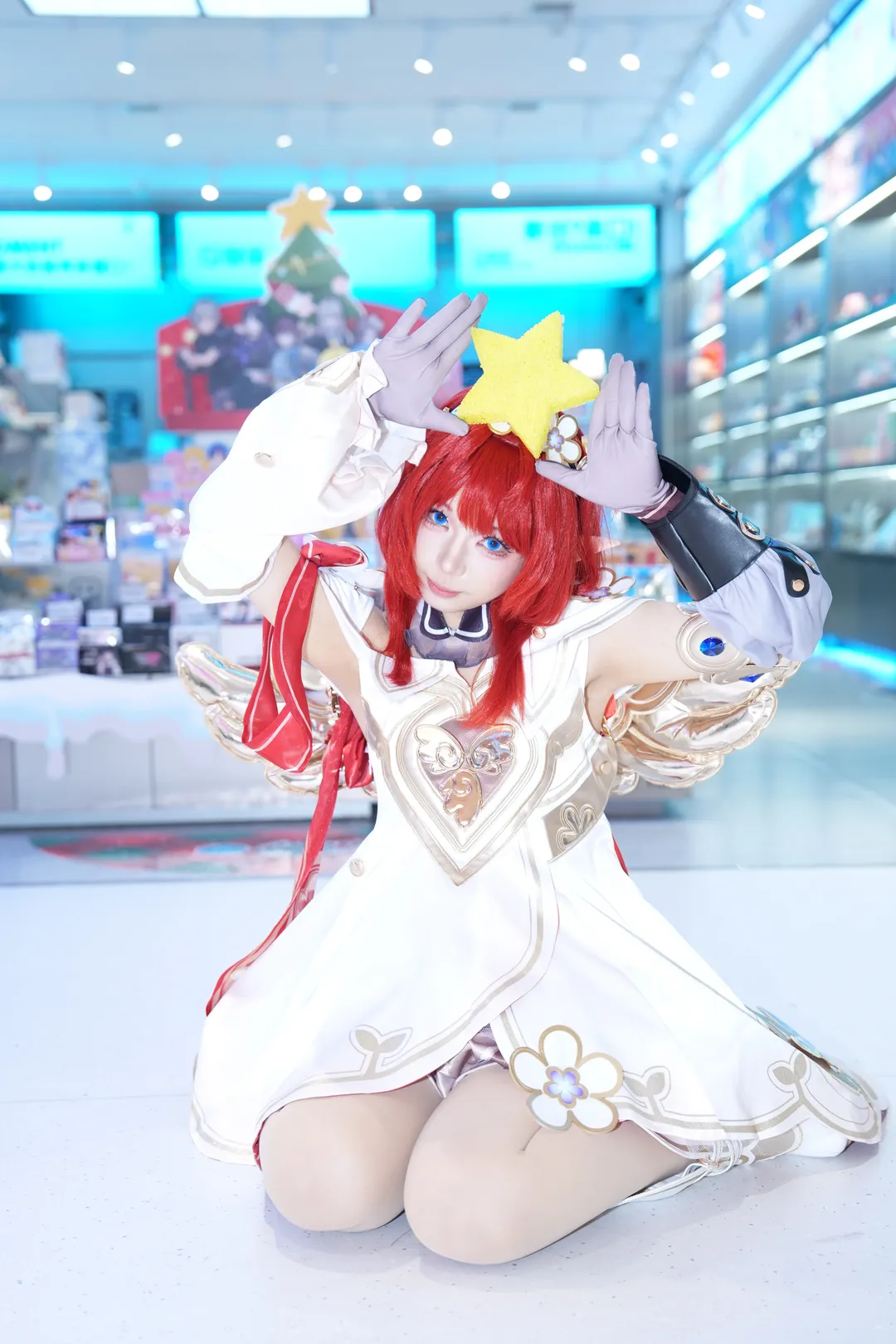 【缇宝cos】崩坏星穹铁道里翁法罗斯的黄金裔少女 - 第 4 张