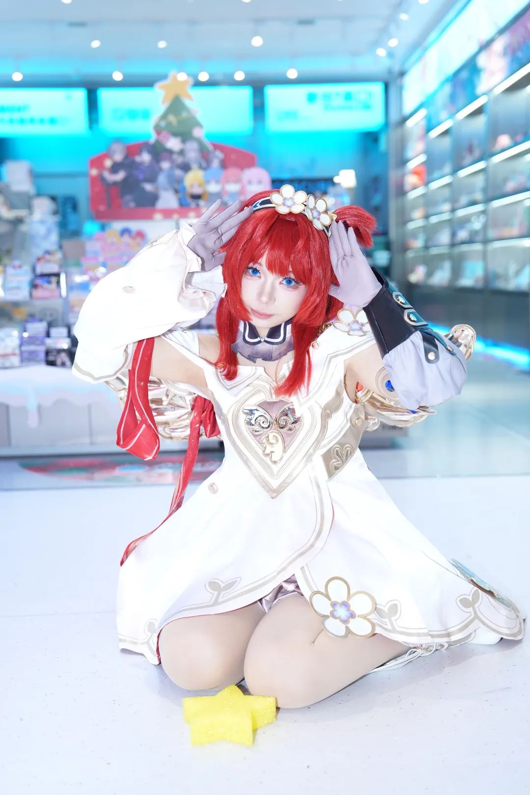 【缇宝cos】崩坏星穹铁道里翁法罗斯的黄金裔少女 - 第 6 张