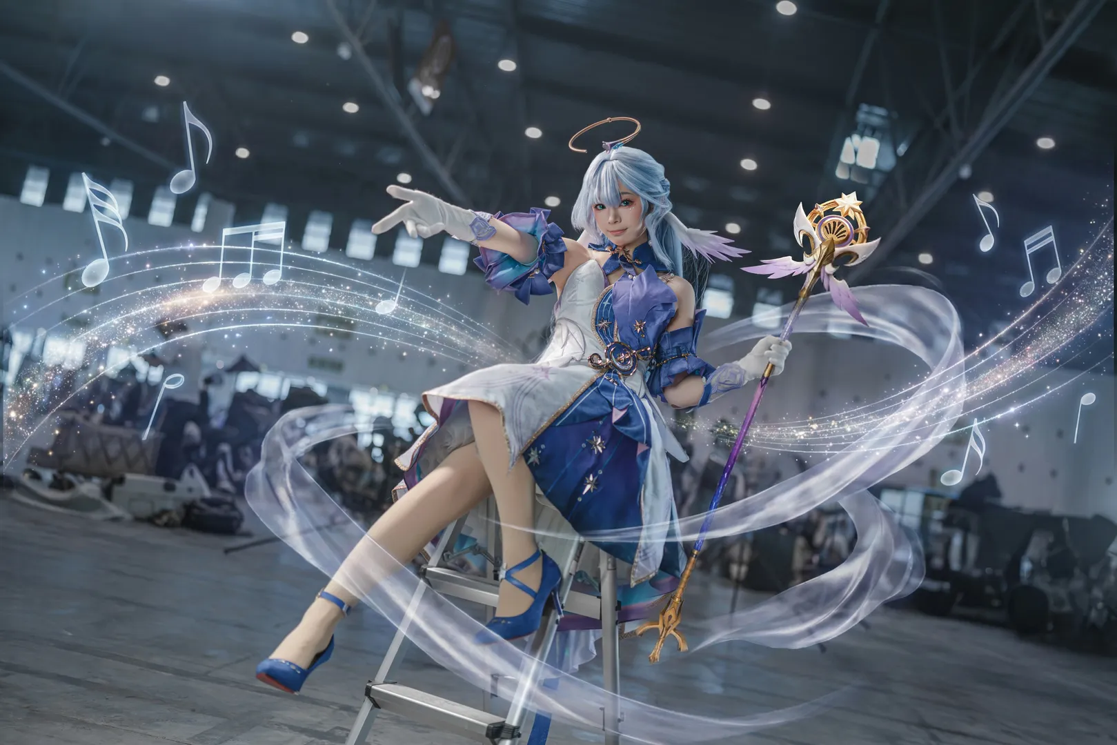 【知更鸟cos】愿你能在歌声中寻得安宁，今夜群星因我而响