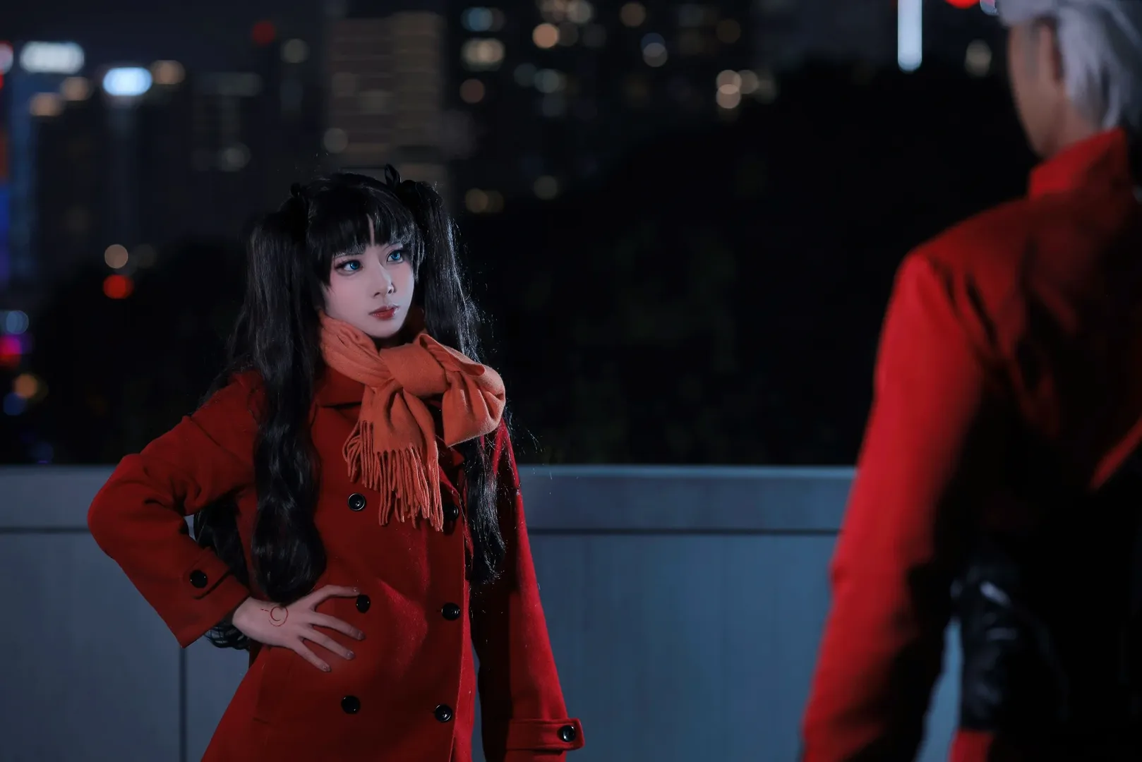 【远坂凛cos】Fate/stay night的弓凛夜景拍档 - 第 2 张