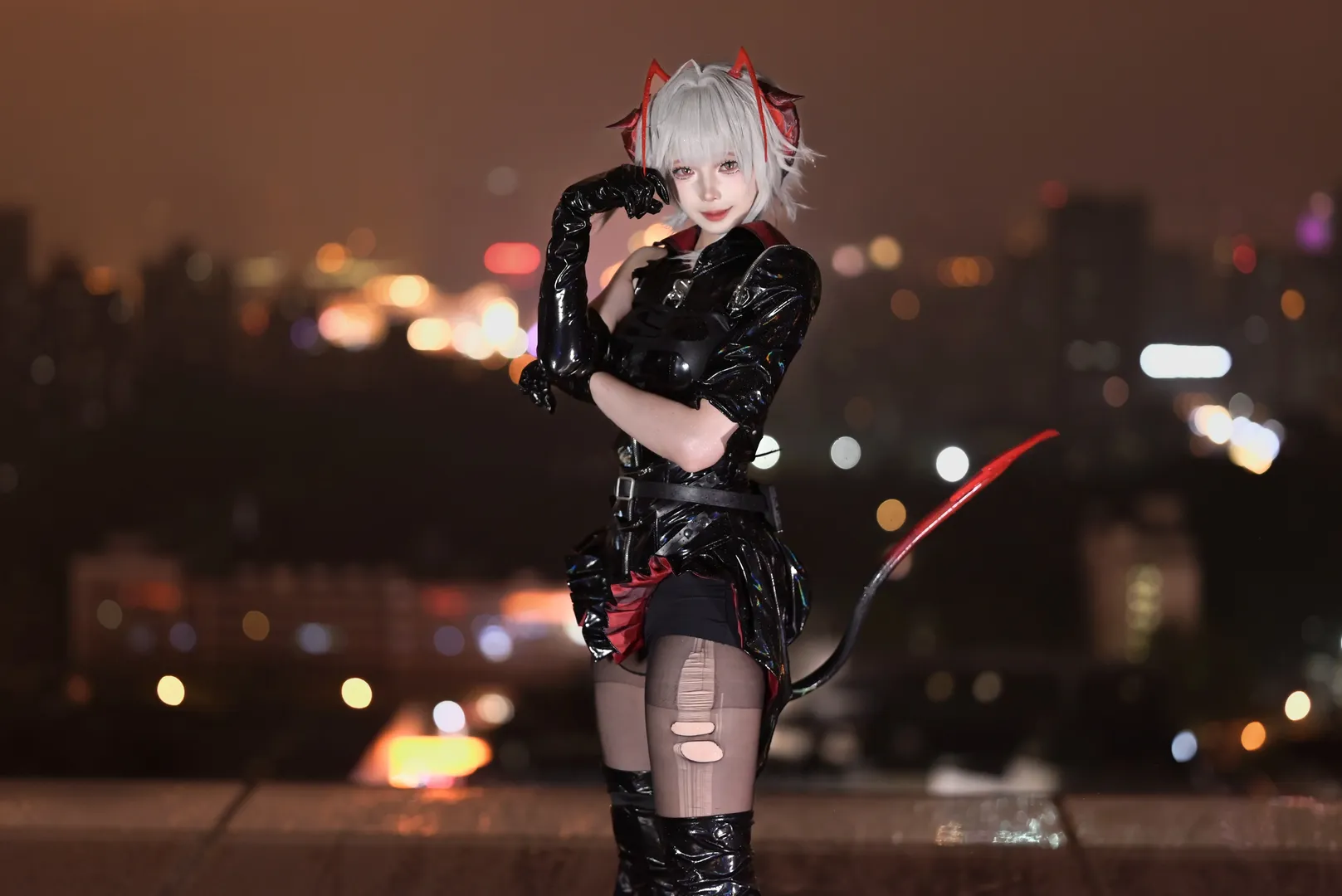 【Wcos】明日方舟天台夜景拍摄分享 - 第 7 张
