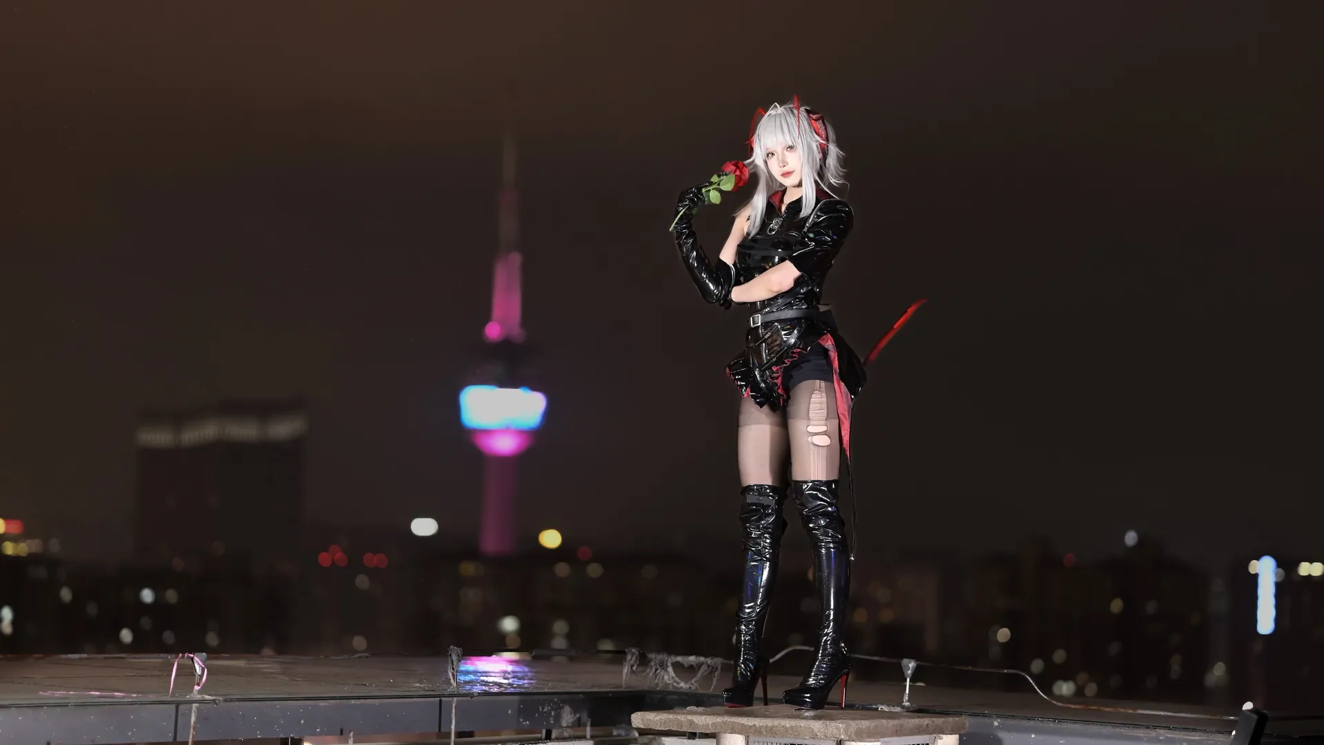 【Wcos】明日方舟天台夜景拍摄分享 - 第 8 张