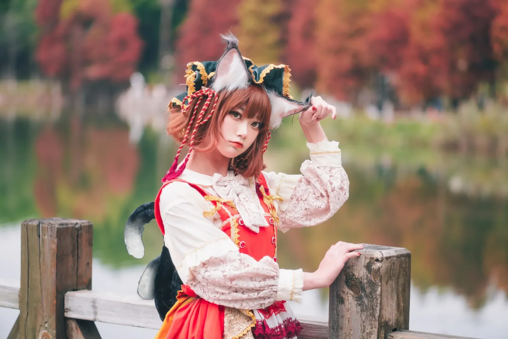 【橙cos】东方Project的秋日湖畔，记录一只狡黠的小猫 - 第 10 张