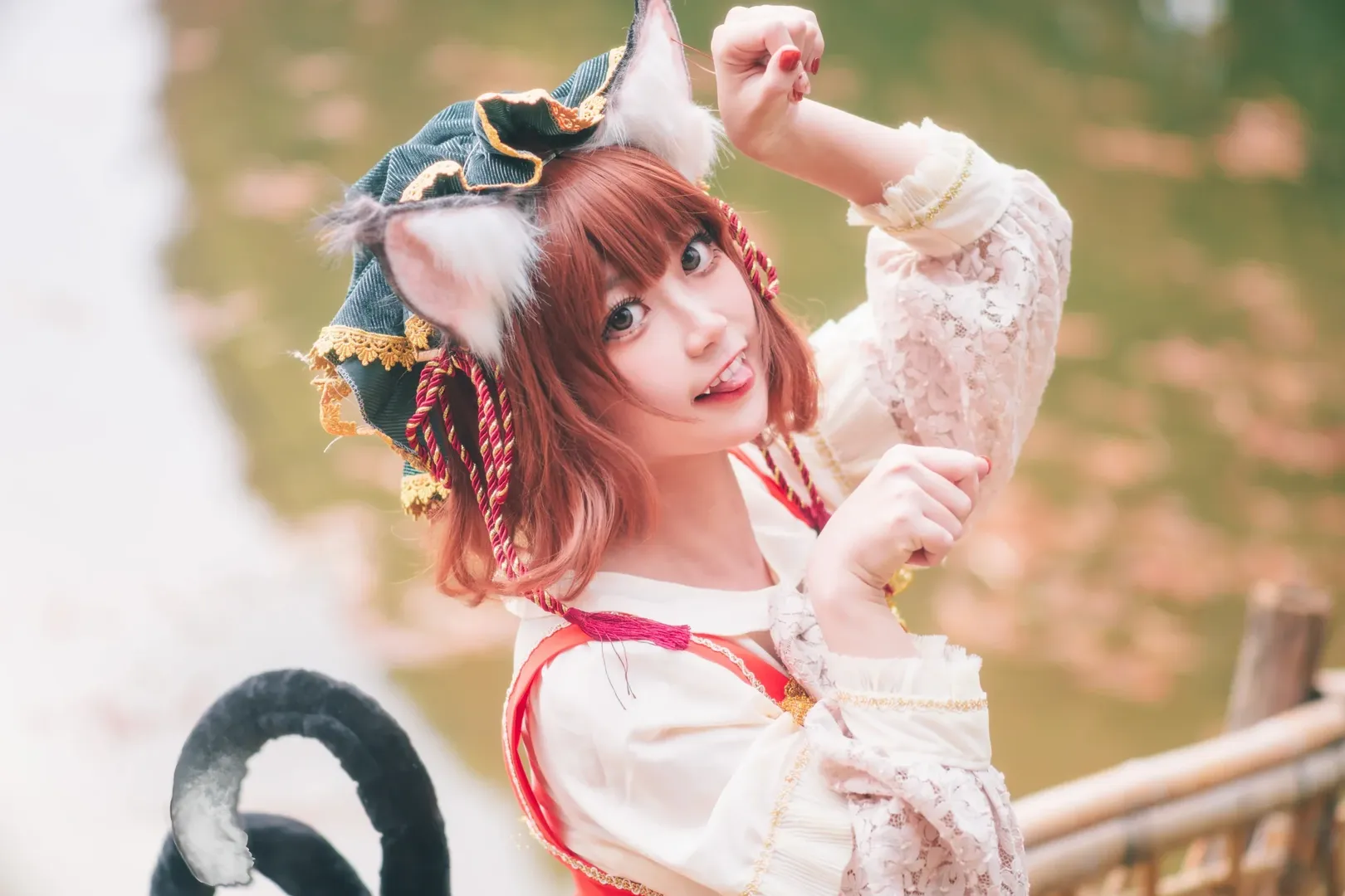 【橙cos】东方Project的秋日湖畔，记录一只狡黠的小猫 - 第 2 张