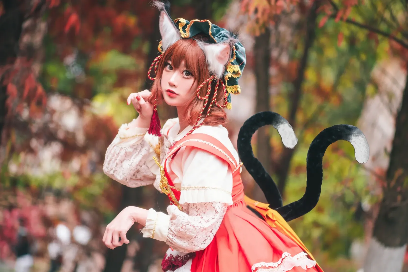 【橙cos】东方Project的秋日湖畔，记录一只狡黠的小猫 - 第 5 张