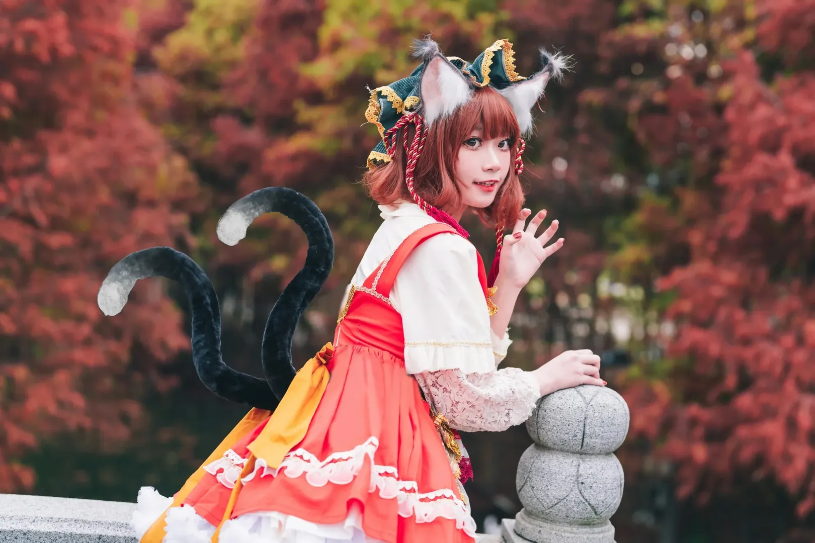 【橙cos】东方Project的秋日湖畔，记录一只狡黠的小猫 - 第 8 张