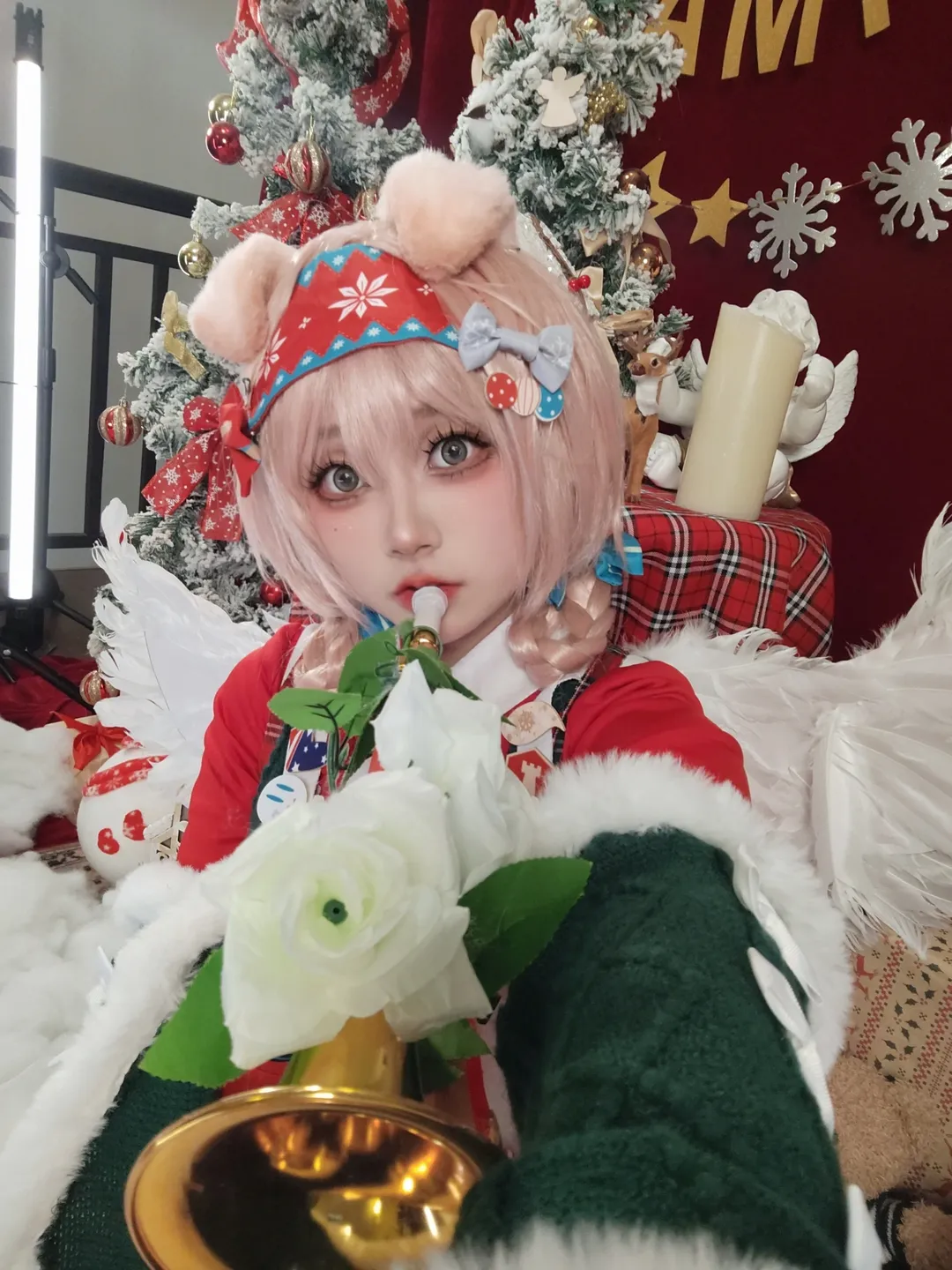 【澄閃cos】明日方舟聖誕裝扮記錄，冬天的童話感 - 第 3 張