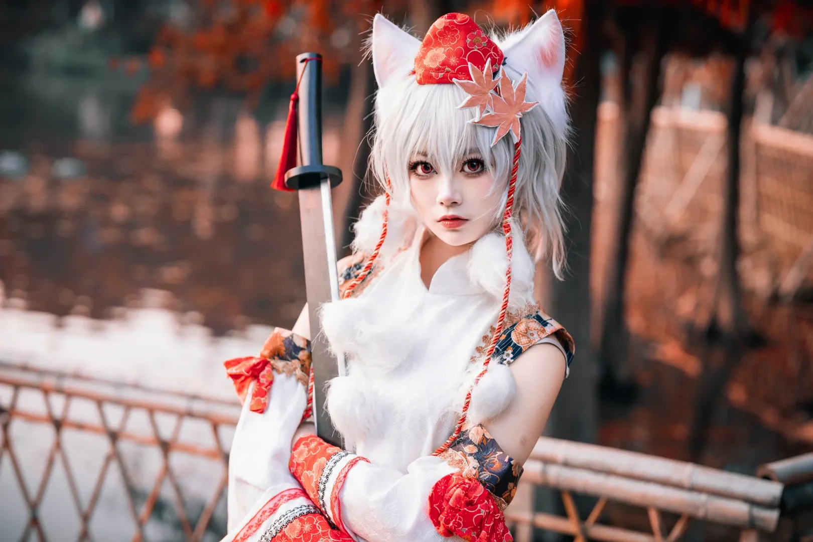 [Inubashiri Momiji cosplay] Touhou Project: An Autumn Encounter in Gensokyo - Image 2