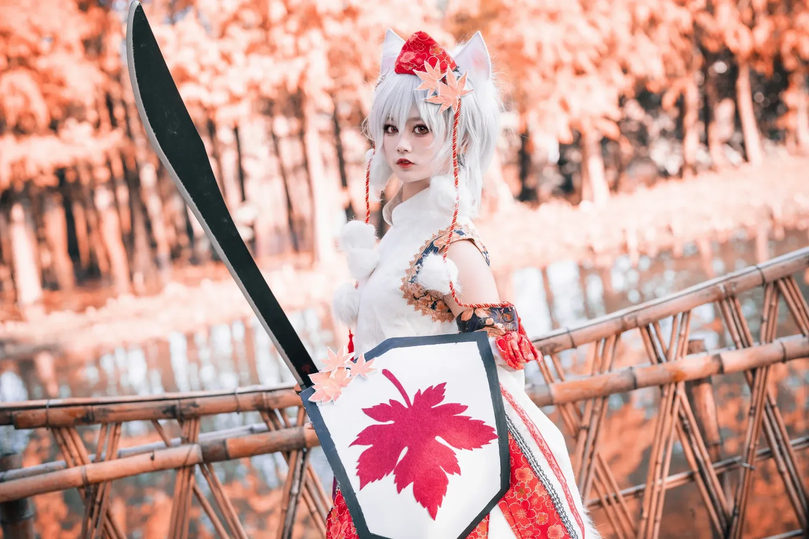 [Inubashiri Momiji cosplay] Touhou Project: An Autumn Encounter in Gensokyo - Image 6