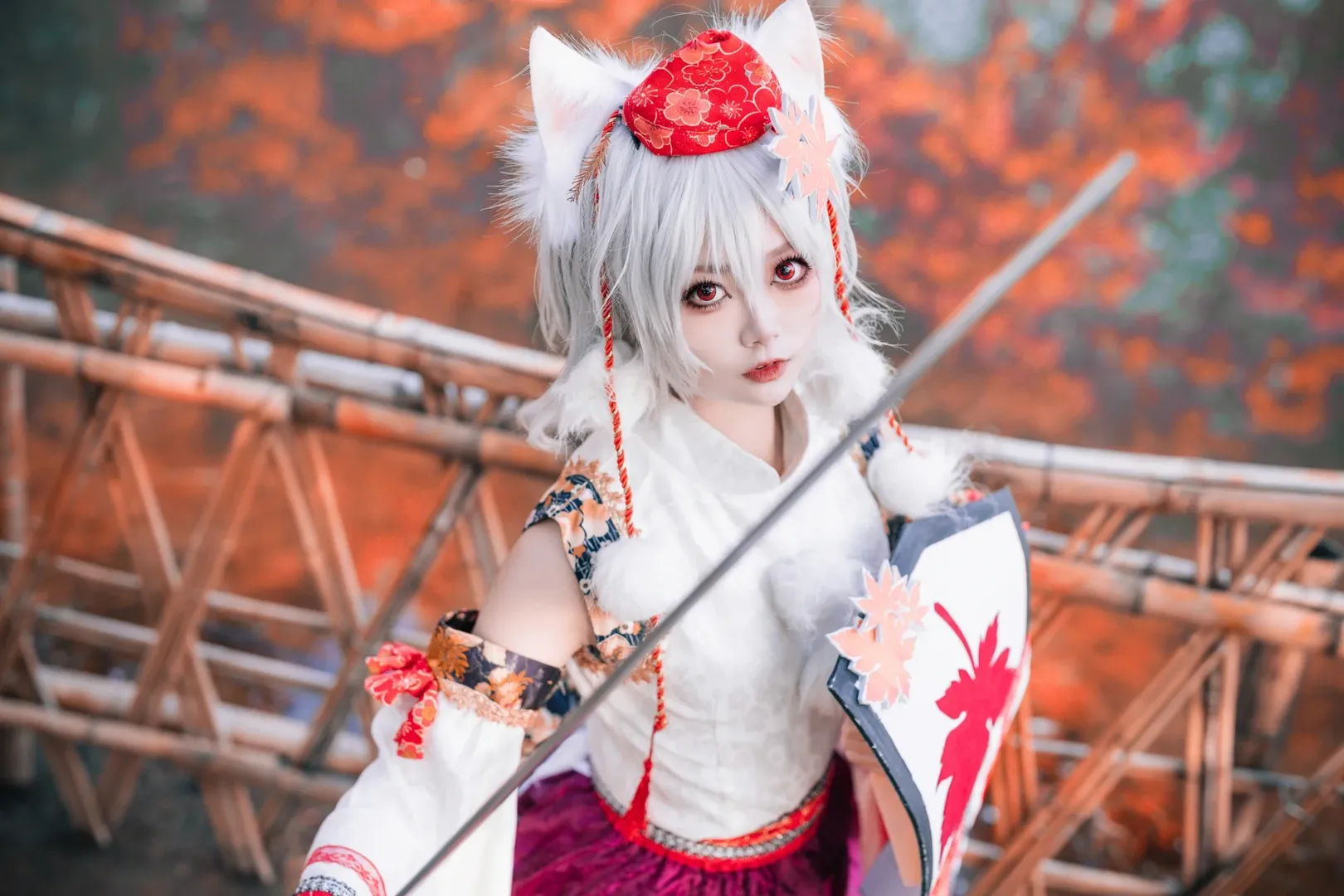 [Inubashiri Momiji cosplay] Touhou Project: An Autumn Encounter in Gensokyo - Image 7