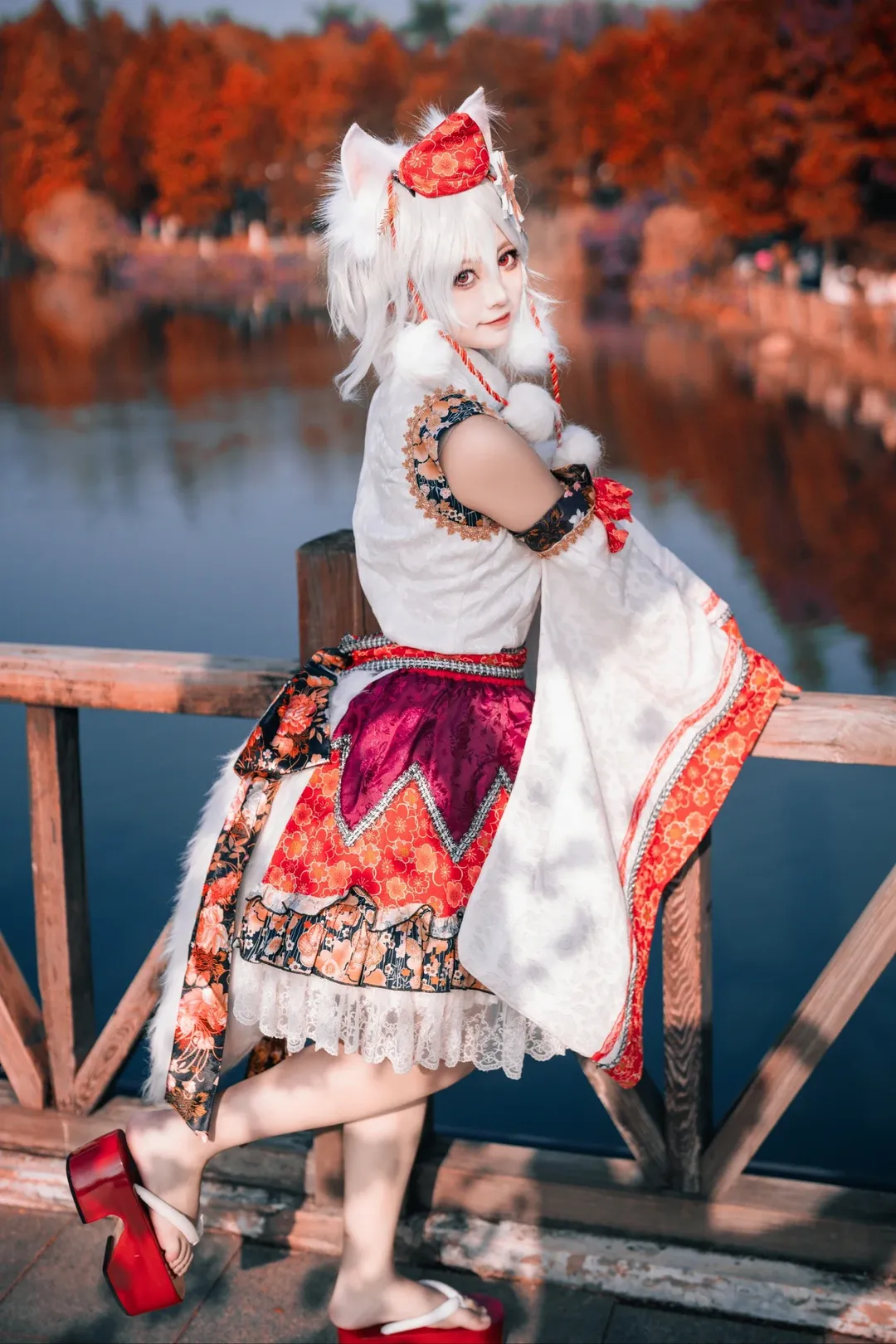 【犬走椛cos】東方project幻想乡中的秋日相遇