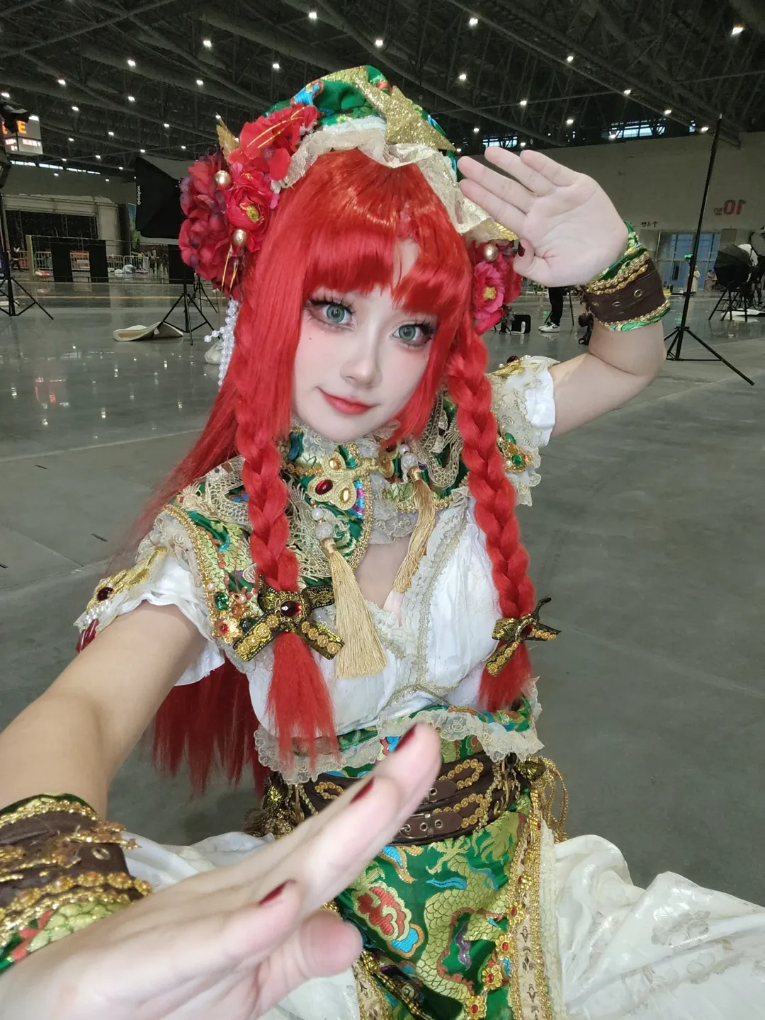 【紅美鈴コスプレ】東方Project 赤髪門番のアニメイベント現場記録 - 1 枚目