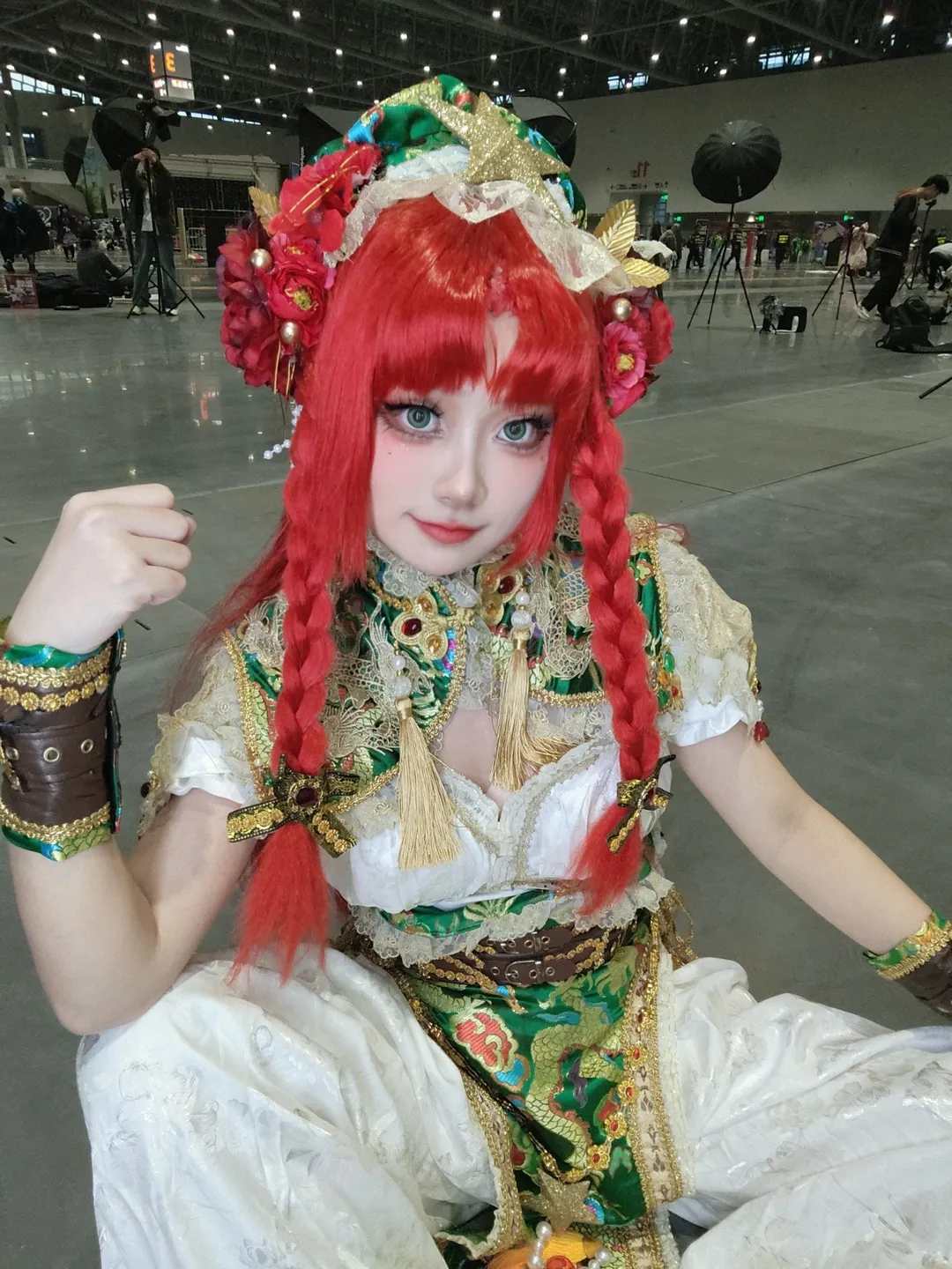 【紅美鈴コスプレ】東方Project 赤髪門番のアニメイベント現場記録 - 2 枚目