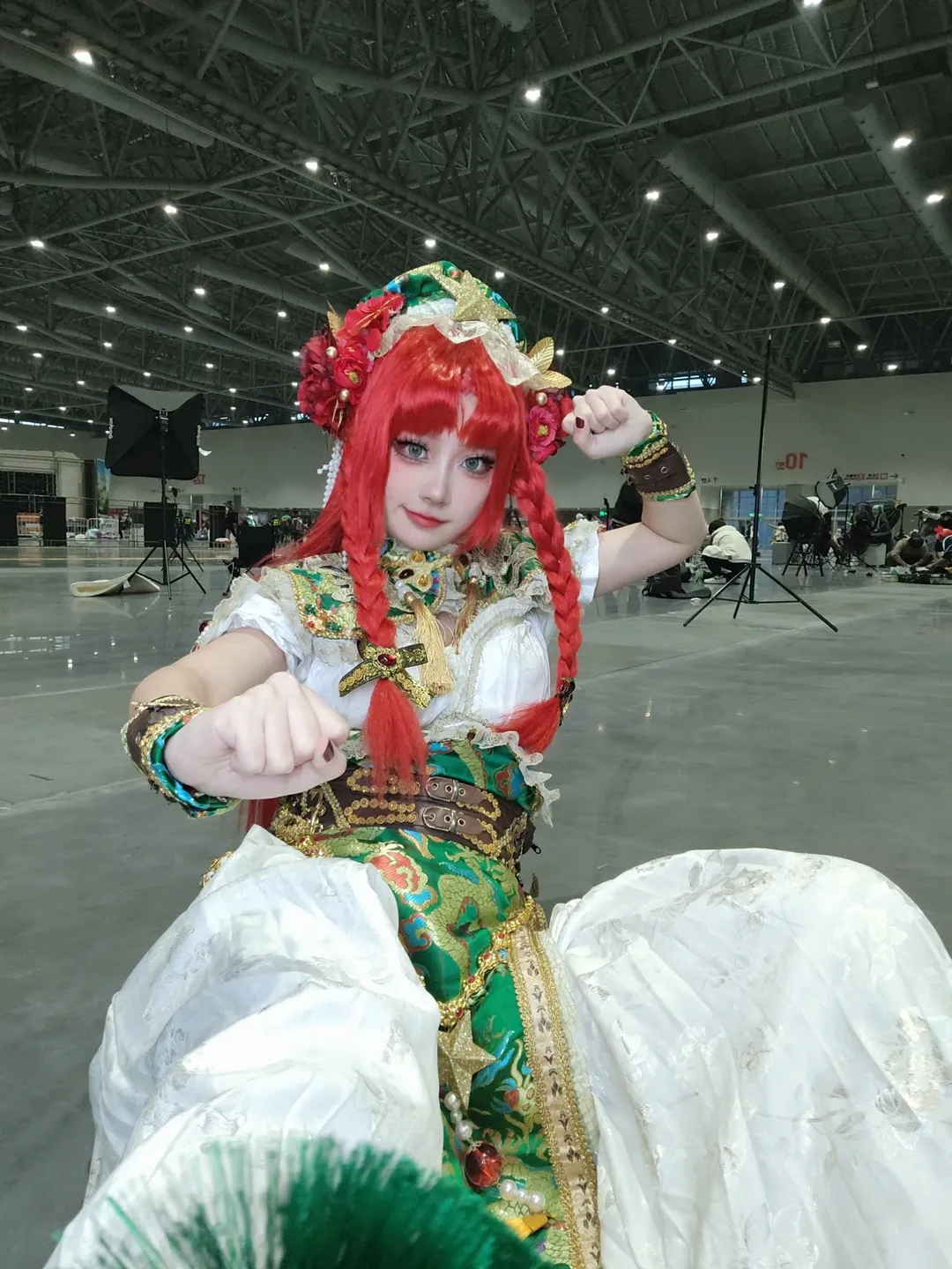 【紅美鈴コスプレ】東方Project 赤髪門番のアニメイベント現場記録 - 4 枚目