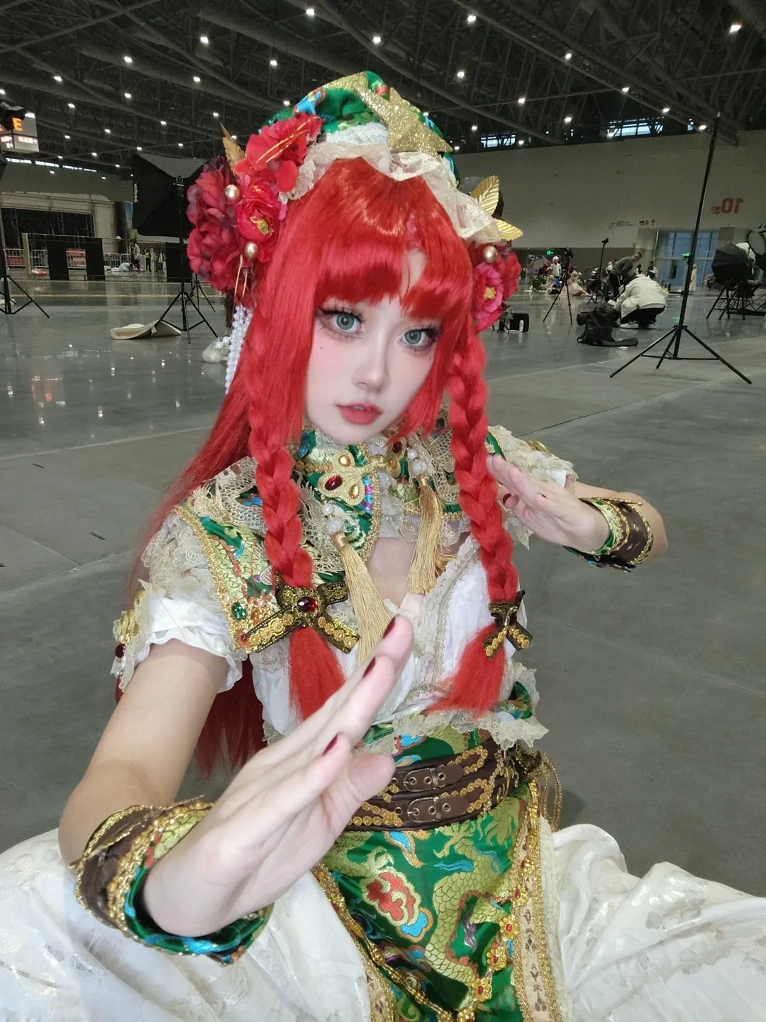 【紅美鈴コスプレ】東方Project 赤髪門番のアニメイベント現場記録 - 6 枚目