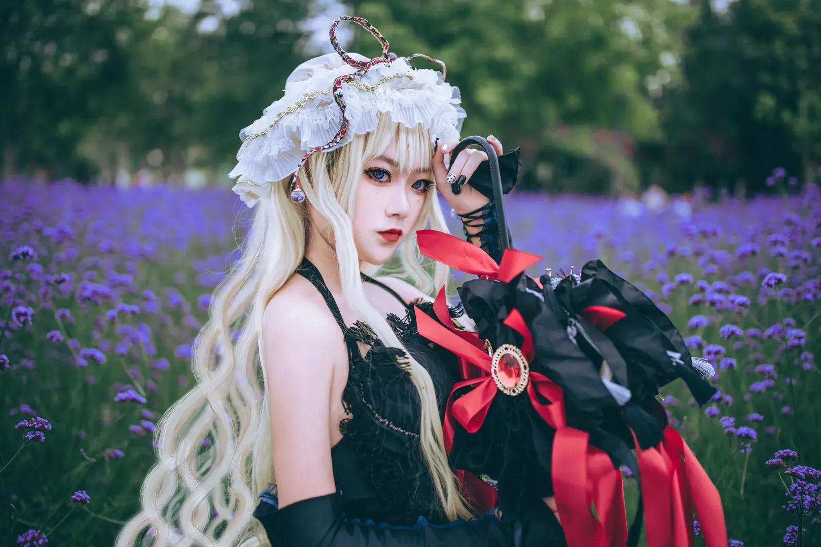 【八云紫cos】东方project紫色花田出片 - 第 3 张