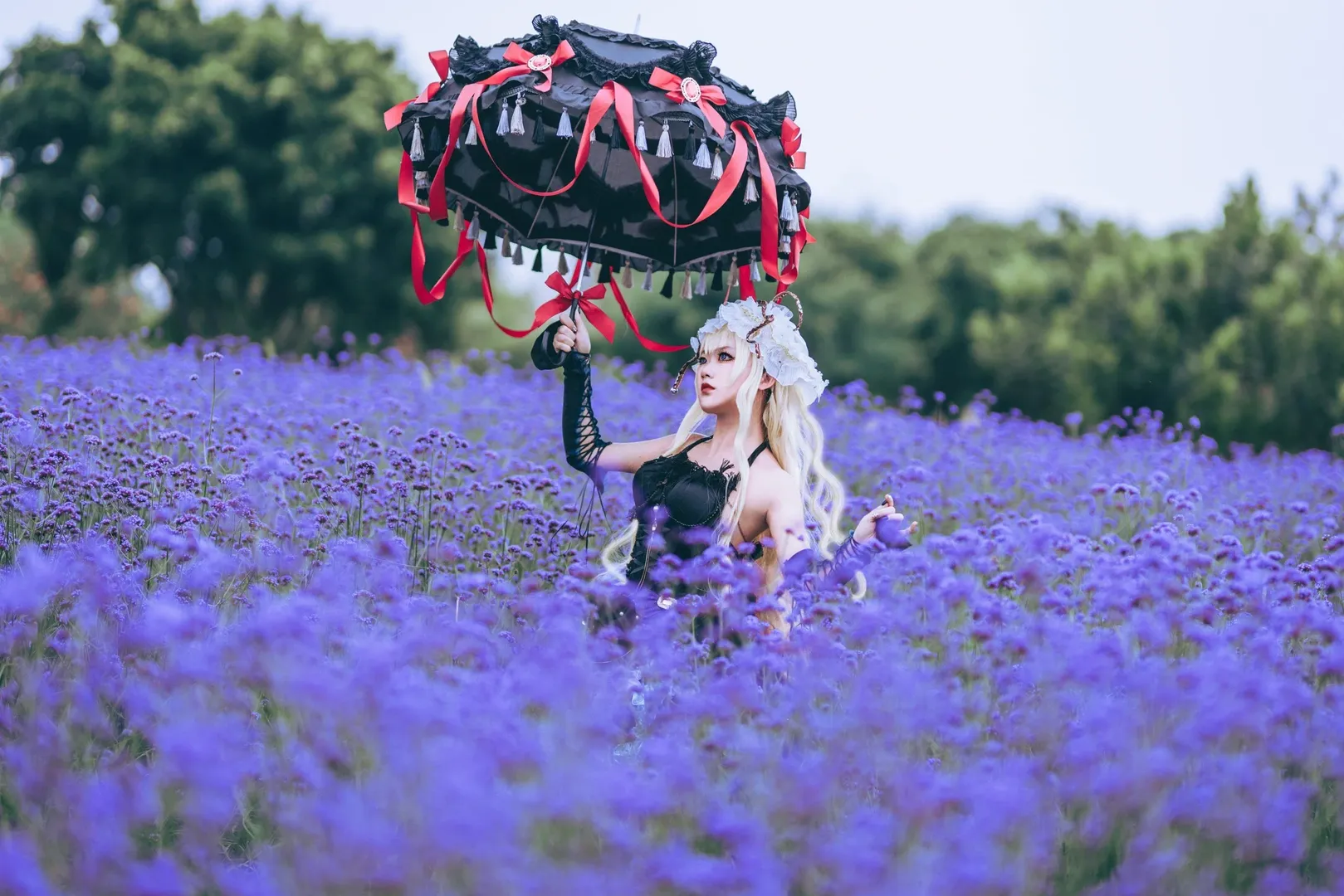 【八云紫cos】东方project紫色花田出片 - 第 4 张