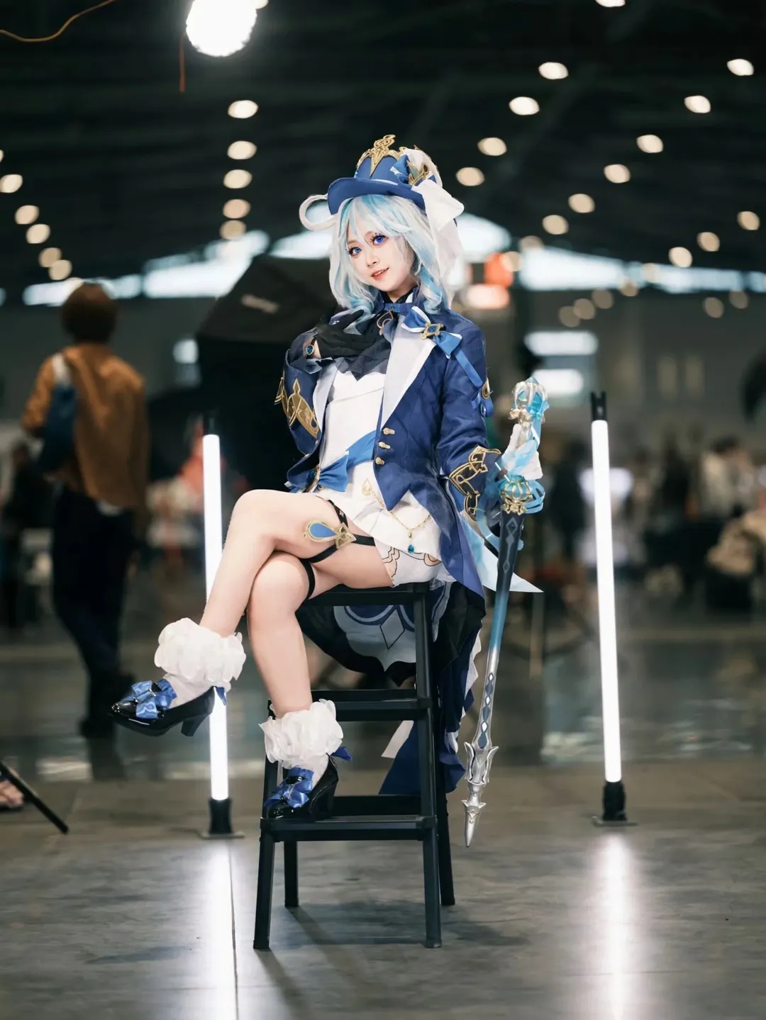 【芙宁娜cos】漫展手杖动作参考与持杖姿势分享 - 第 13 张